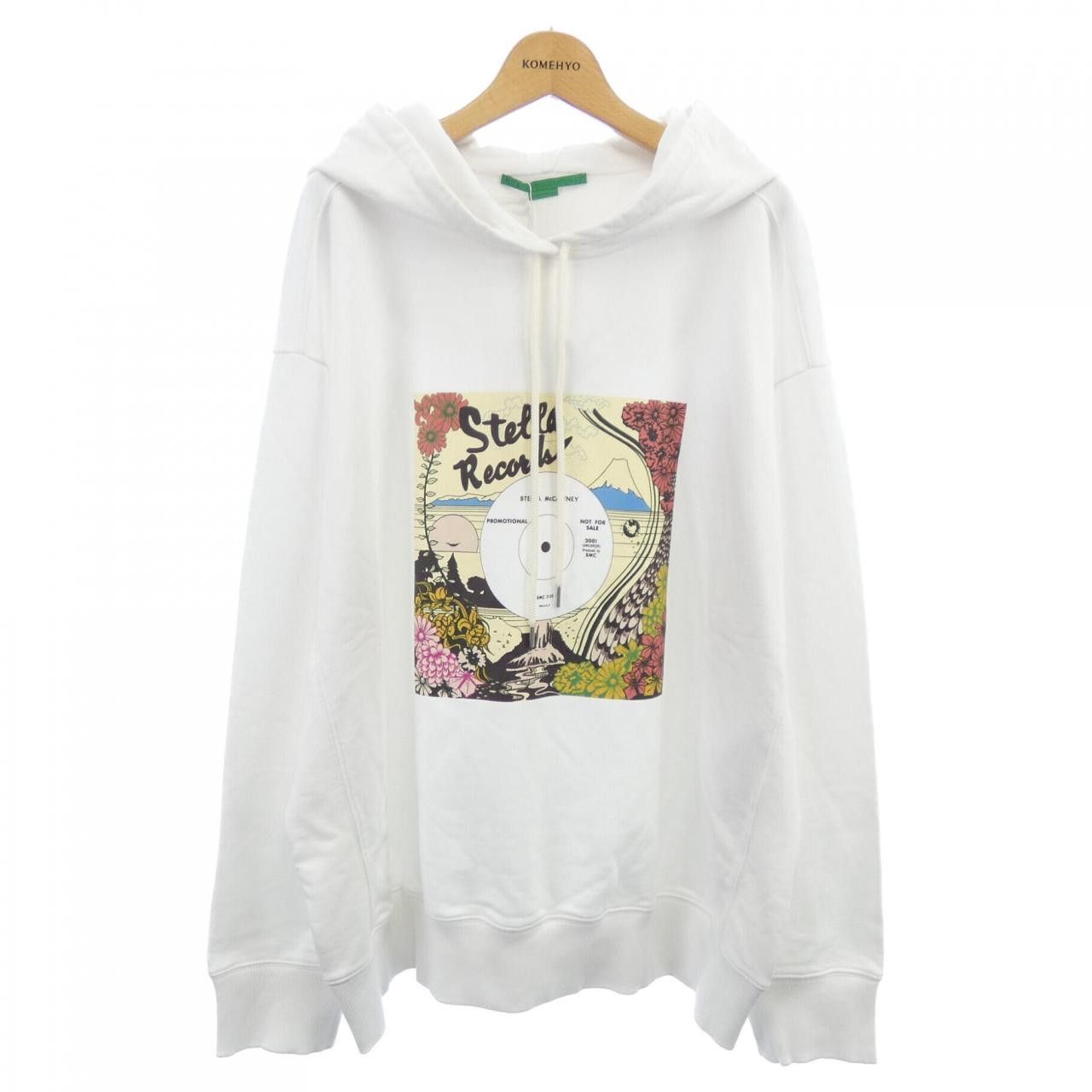 Stella McCartney Stella Mccartney Stella McCartney Record Hoodie Cotton Sweatshirts & Hoodies DUTY FREE for USA Size ONE SIZE - 1 Thumbnail