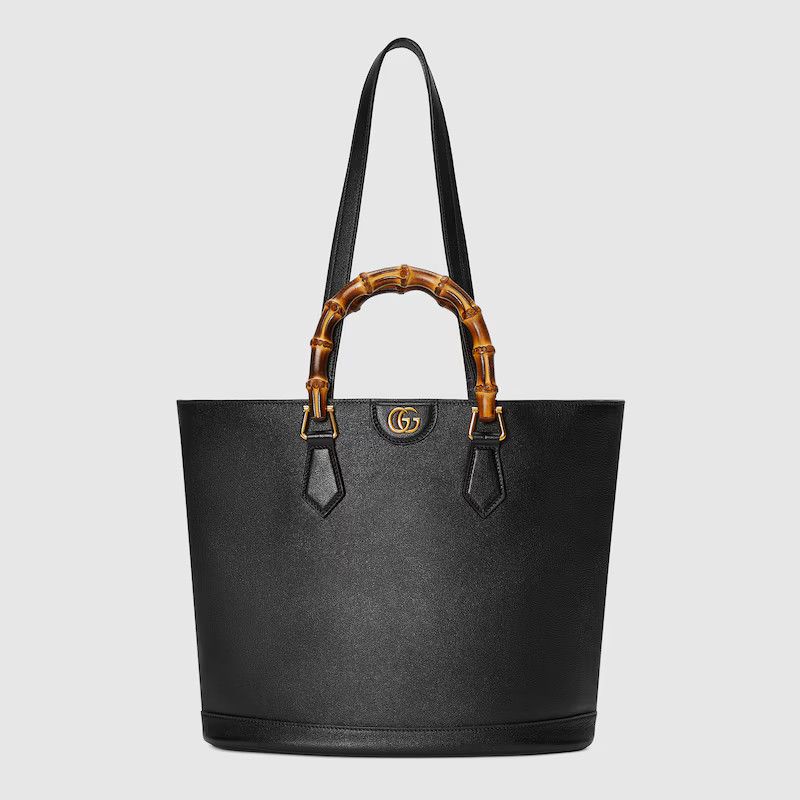 Gucci o1s1wg110225 Size: OS / Diana Medium Tote Bag in Black Size ONE SIZE - 4 Thumbnail