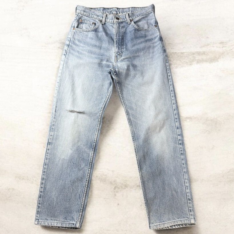Levi's Vintage Clothing Vintage 80s 503-0217 Light Faded Washed Distressed Denim Size US 31 - 1 Thumbnail