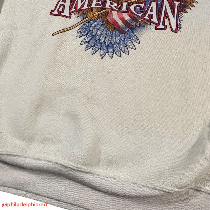Designer Wons Wear Patriotic Doubleneck Sweatshirt Womens Large Size XL / US 12-14 / IT 48-50 - 3 Thumbnail