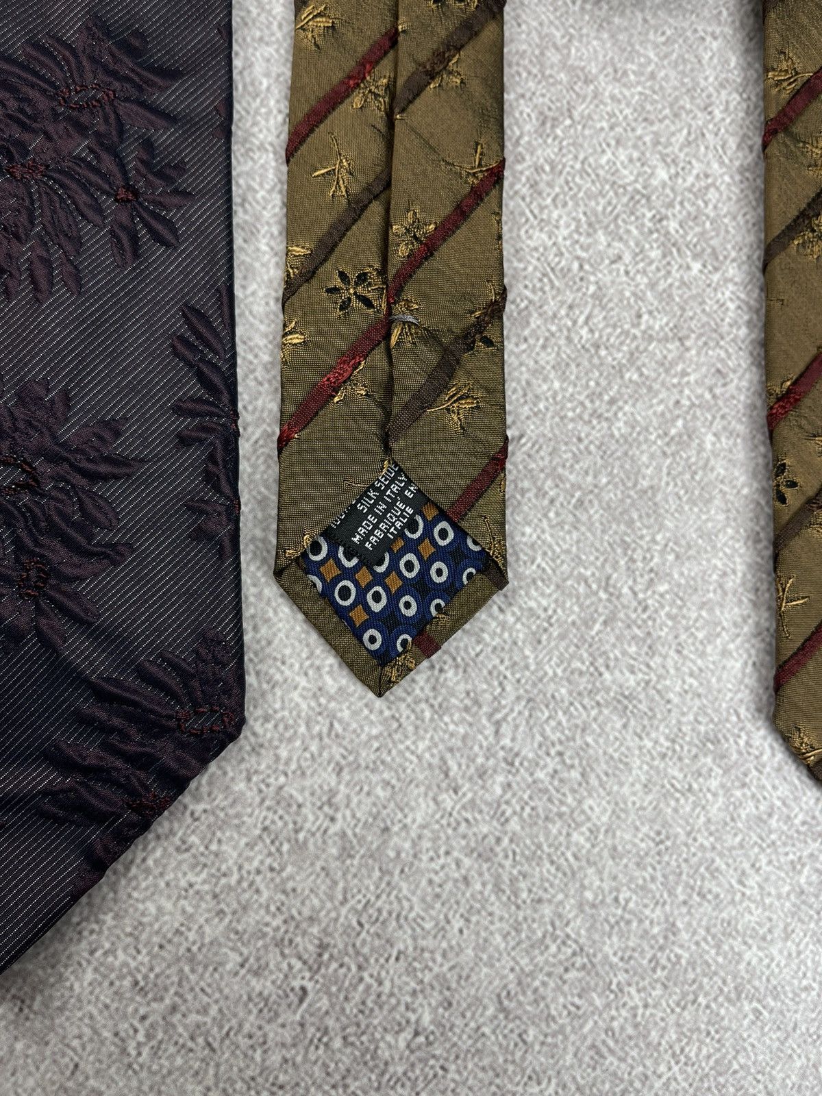 Kenzo × Vintage Vintage Kenzo Homme Printed Silk Tie Size ONE SIZE - 7 Thumbnail