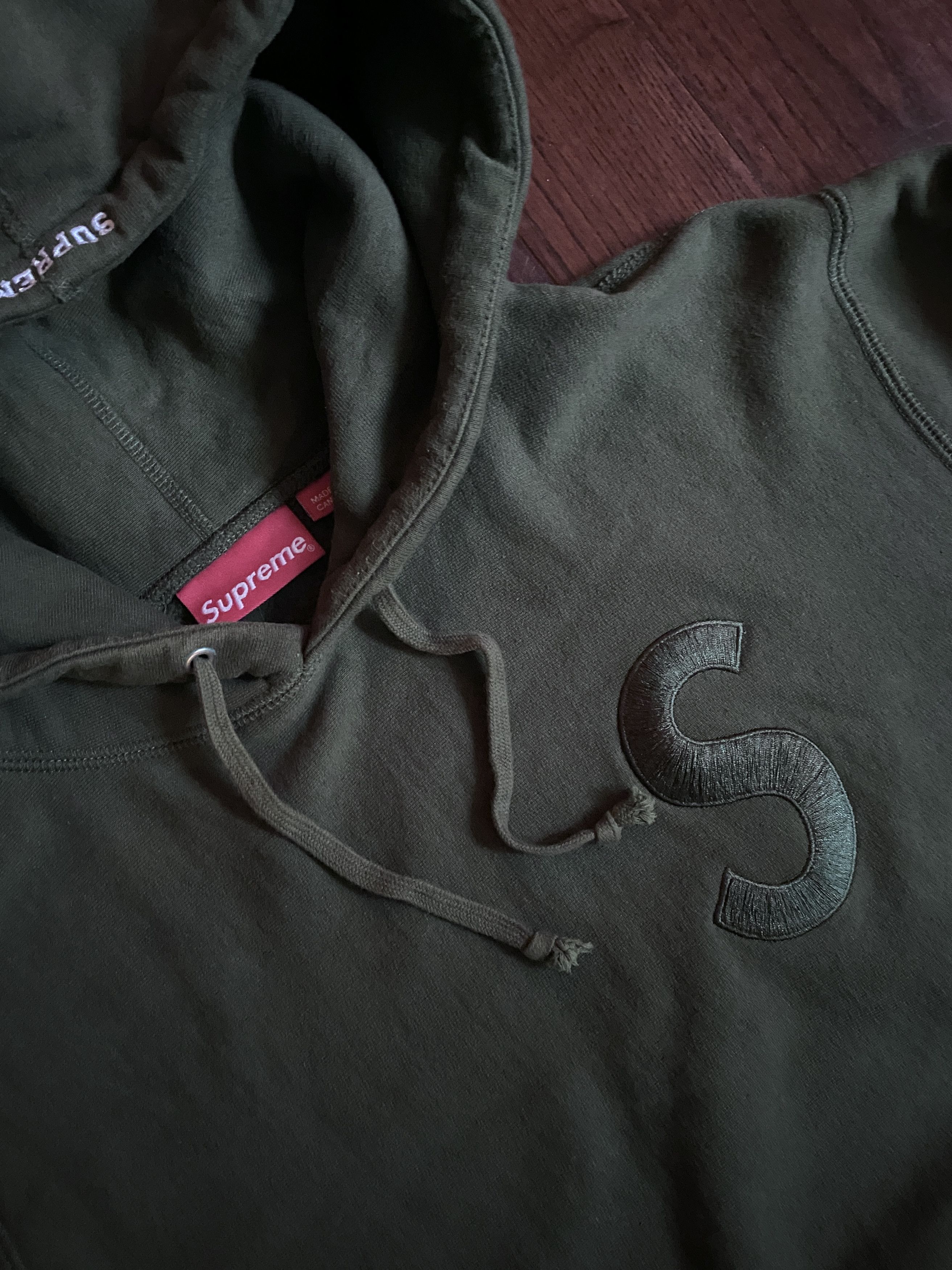 Supreme Tonal S Logo Hoodie FW17 Size US M / EU 48-50 / 2 - 3 Thumbnail