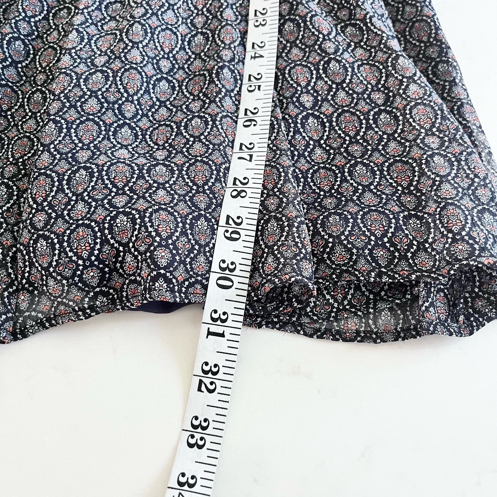 Zara Zara Black Printed Chiffon Tie Neck Sheer Romper NWT Size XS / US 0-2 / IT 36-38 - 10 Thumbnail