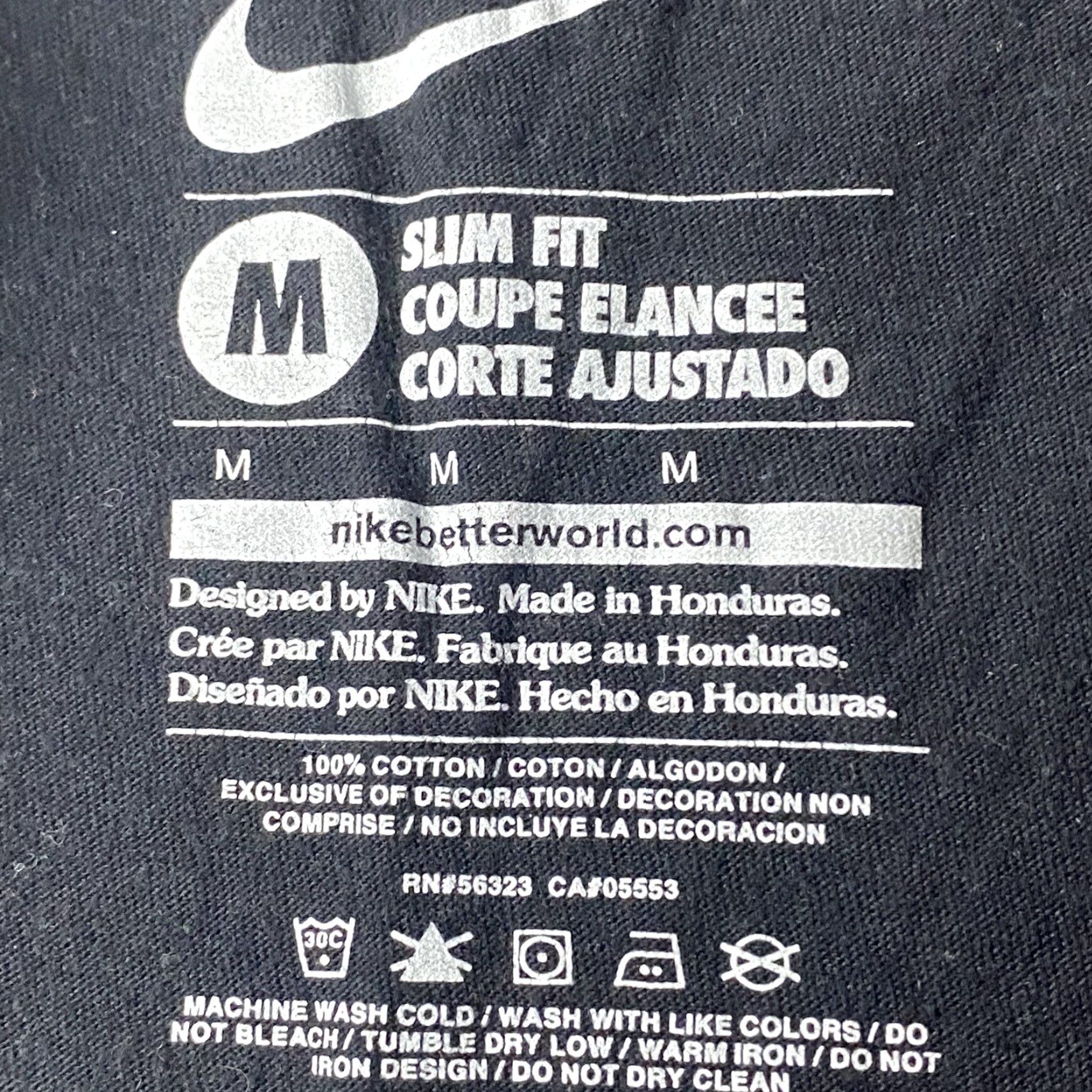 Nike VINTAGE Nike Shirt Womens Medium M Black 1972 T Shirt Short Sleeve Crew Neck Activewear Basketball Sports Slim Fit Size M / US 6-8 / IT 42-44 - 2 Thumbnail
