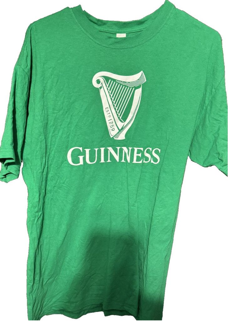 The Unbranded Brand Guinness Beer Green Logo Tee Shirt Men Sz L Size US L / EU 52-54 / 3 - 1 Thumbnail