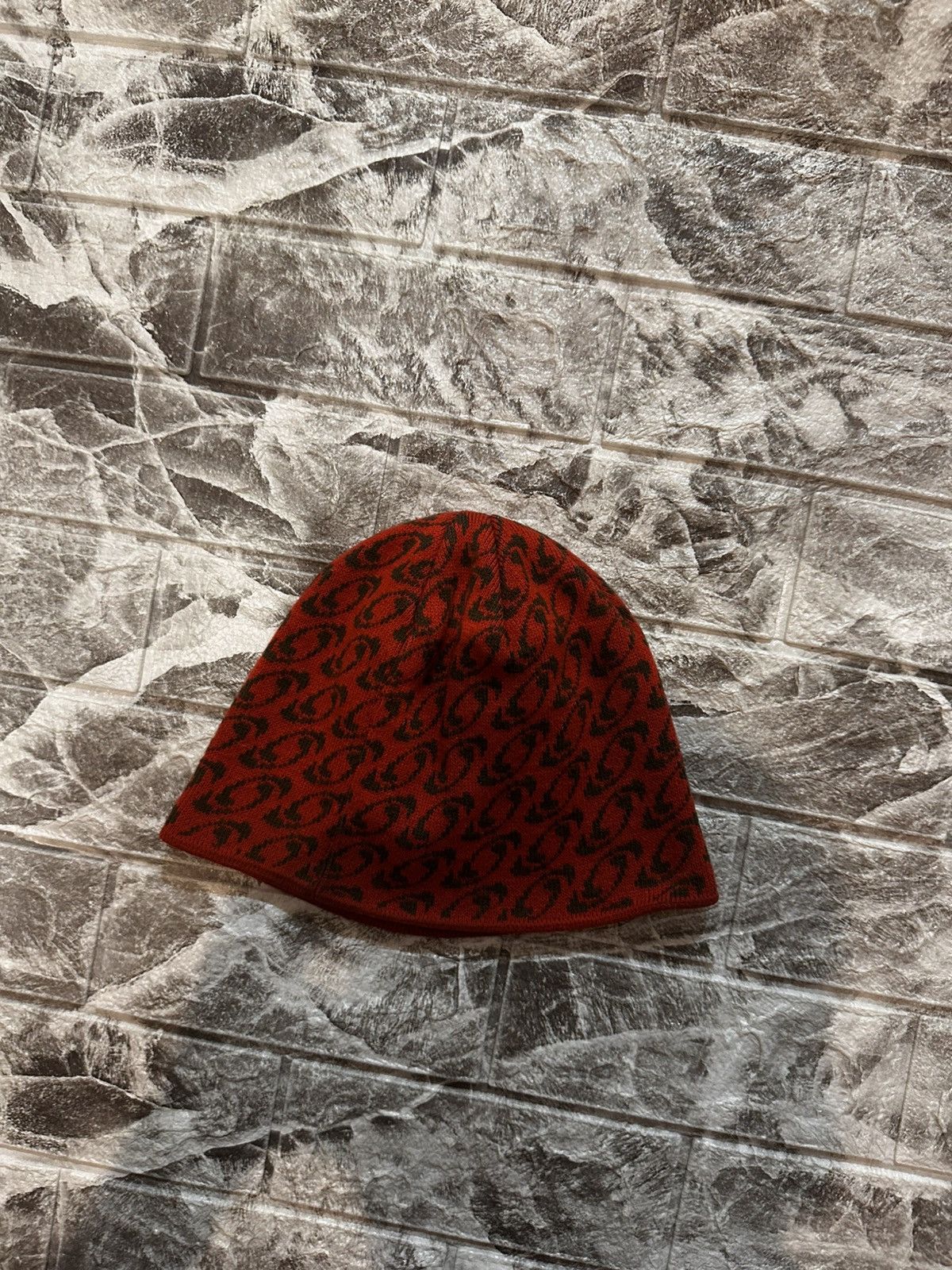 Salomon Salomon Red/Black Pattern Beanie Hat – Size Medium – Y2K Size ONE SIZE - 2 Thumbnail