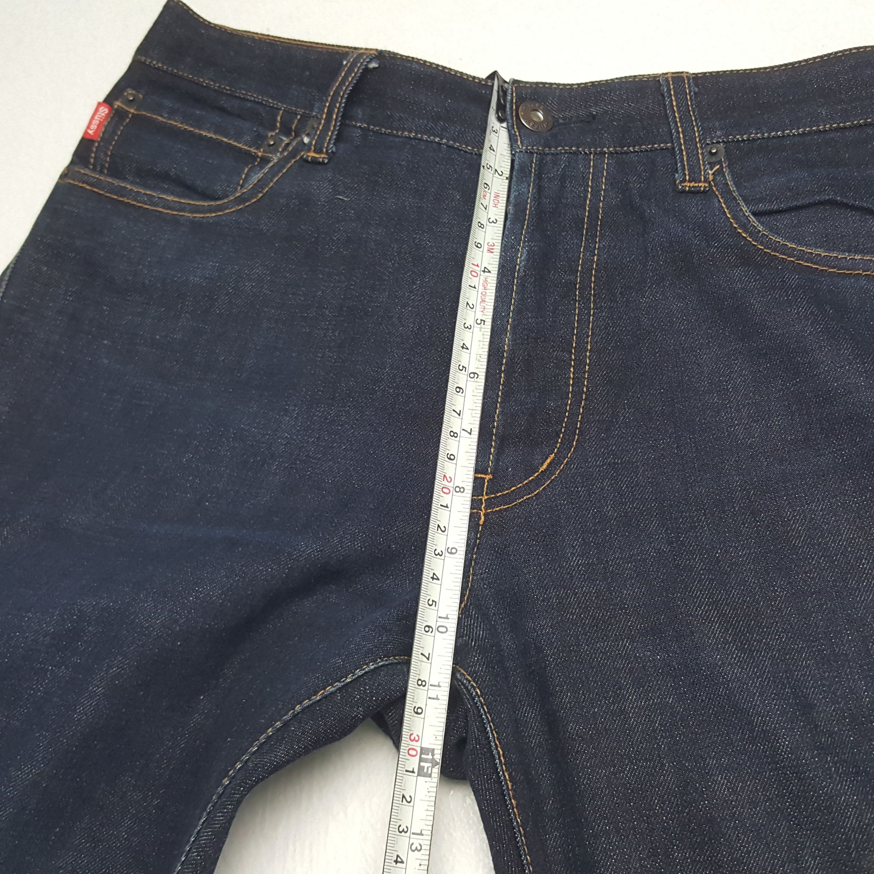 Stussy × Vintage Vintage Stussy USA Custom Art Logo Denim Jeans Size US 30 / EU 46 - 13 Thumbnail