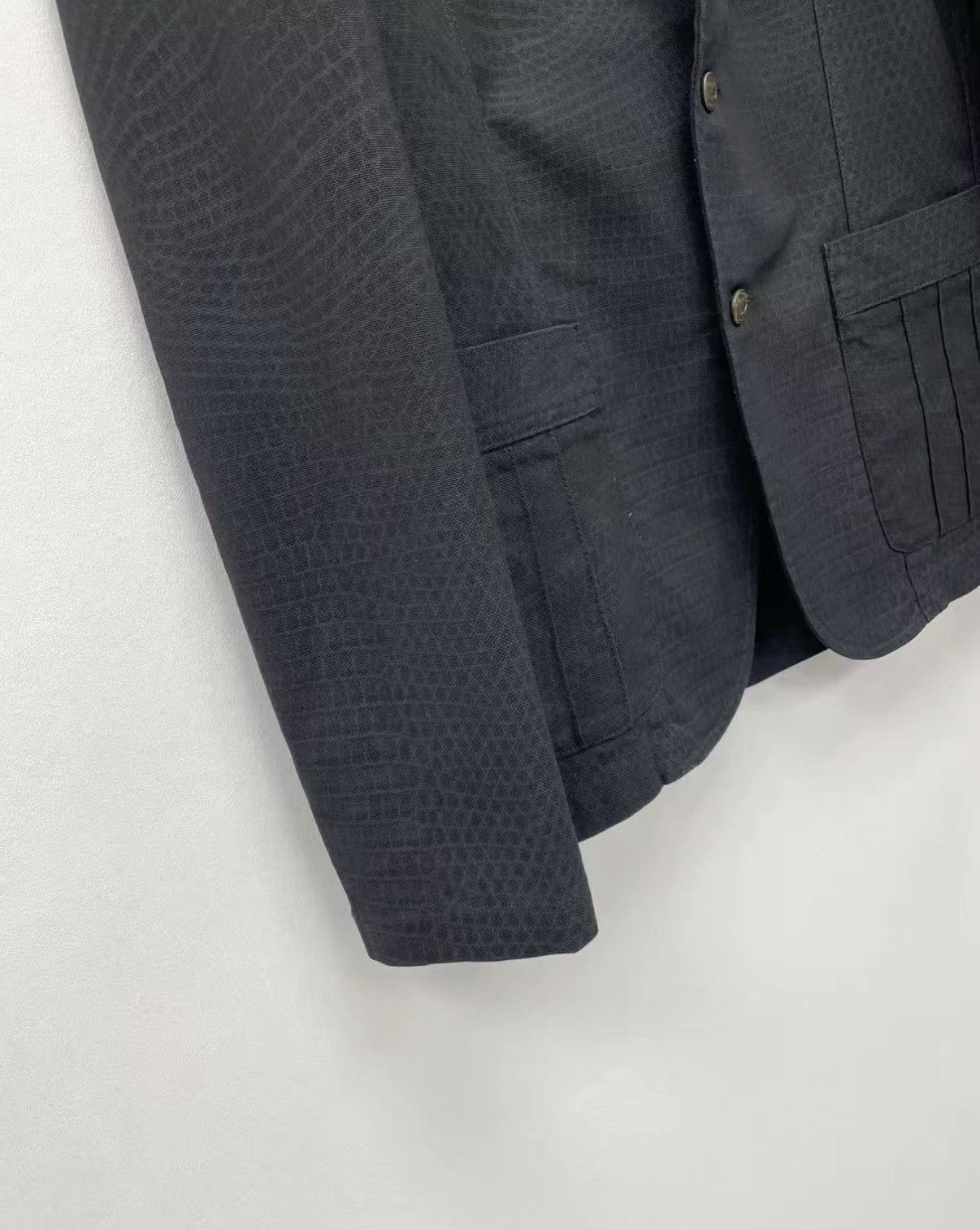 Roberto Cavalli Roberto Cavalli Jacquard Denim Jacket J30 Size US L / EU 52-54 / 3 - 4 Thumbnail