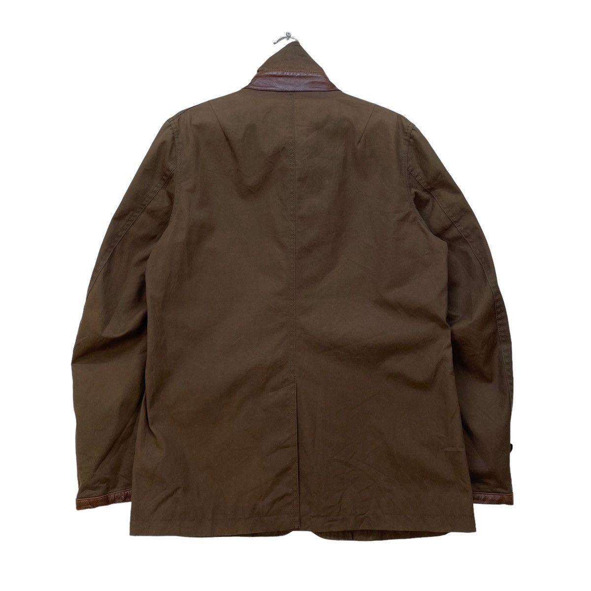 Japanese Brand × Vintage Edition Made In Japan Slank Pocket Leather Collar Size US M / EU 48-50 / 2 - 2 Thumbnail