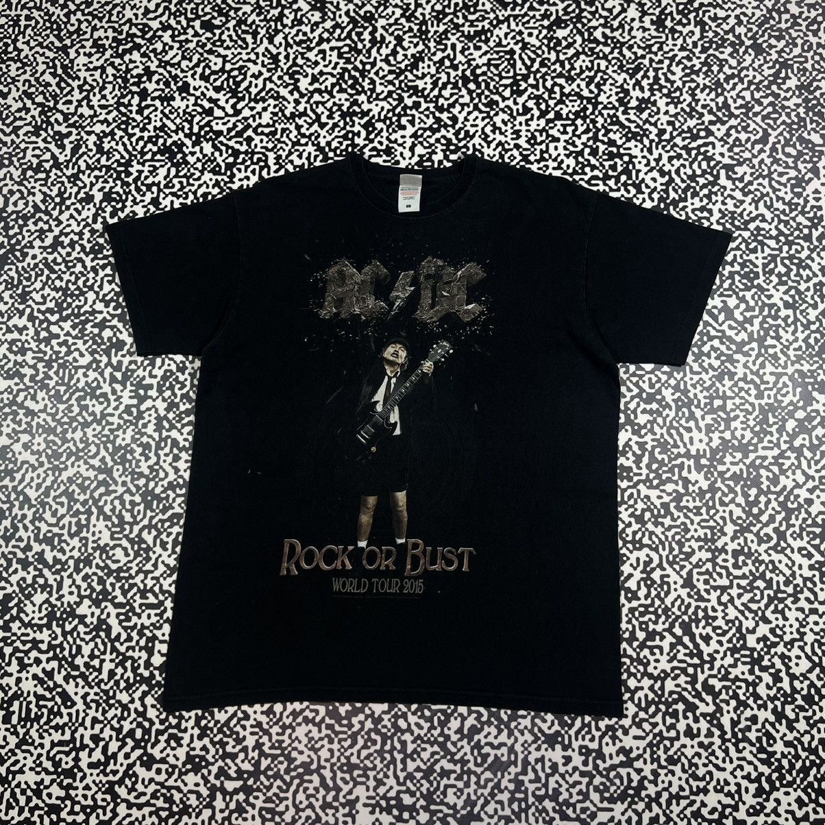 AC/DC Vintage Y2K AC/DC Rock Or Bust Band Rock Tour T-shirt Size US L / EU 52-54 / 3 - 1 Thumbnail