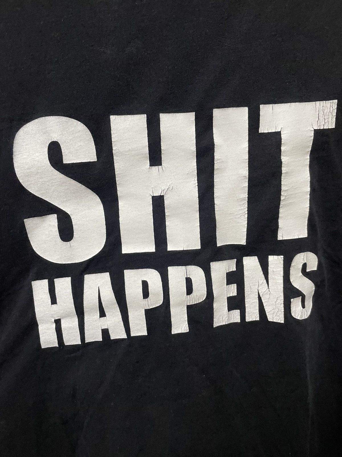 Band Tees Vintage Shit Happens Tee Humor T Shirt Size US S / EU 44-46 / 1 - 2 Thumbnail