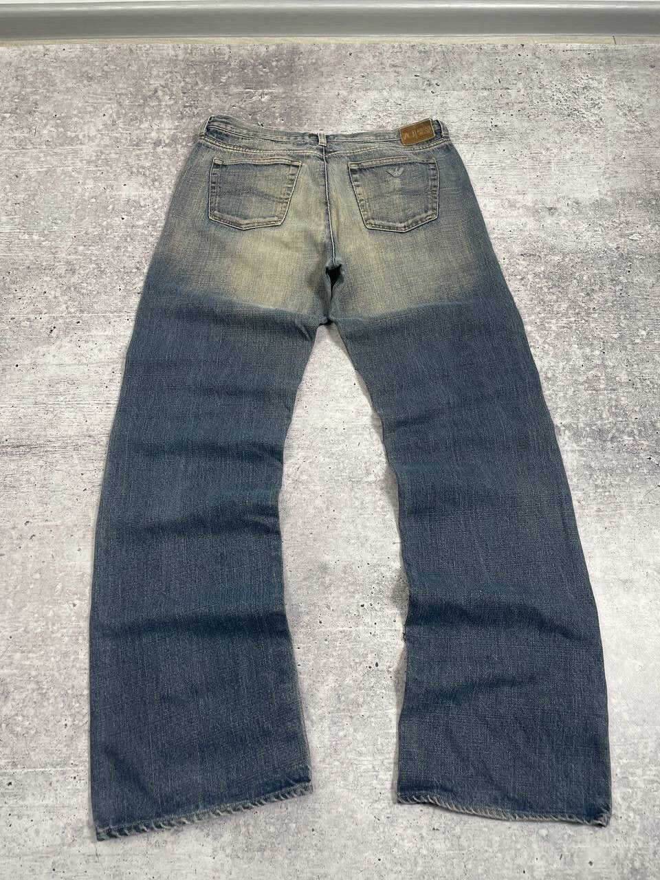 Armani Vintage Armani Jeans Faded Relaxed Fit Denim Y2K Size US 32 / EU 48 - 2 Thumbnail