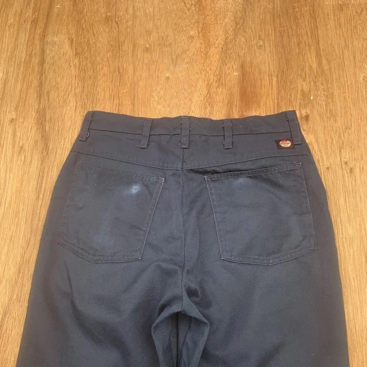 Red Kap VINTAGE RED KAP W29 L31 NAVY TROUSERS BLANK PANTS Size US 29 - 9 Thumbnail