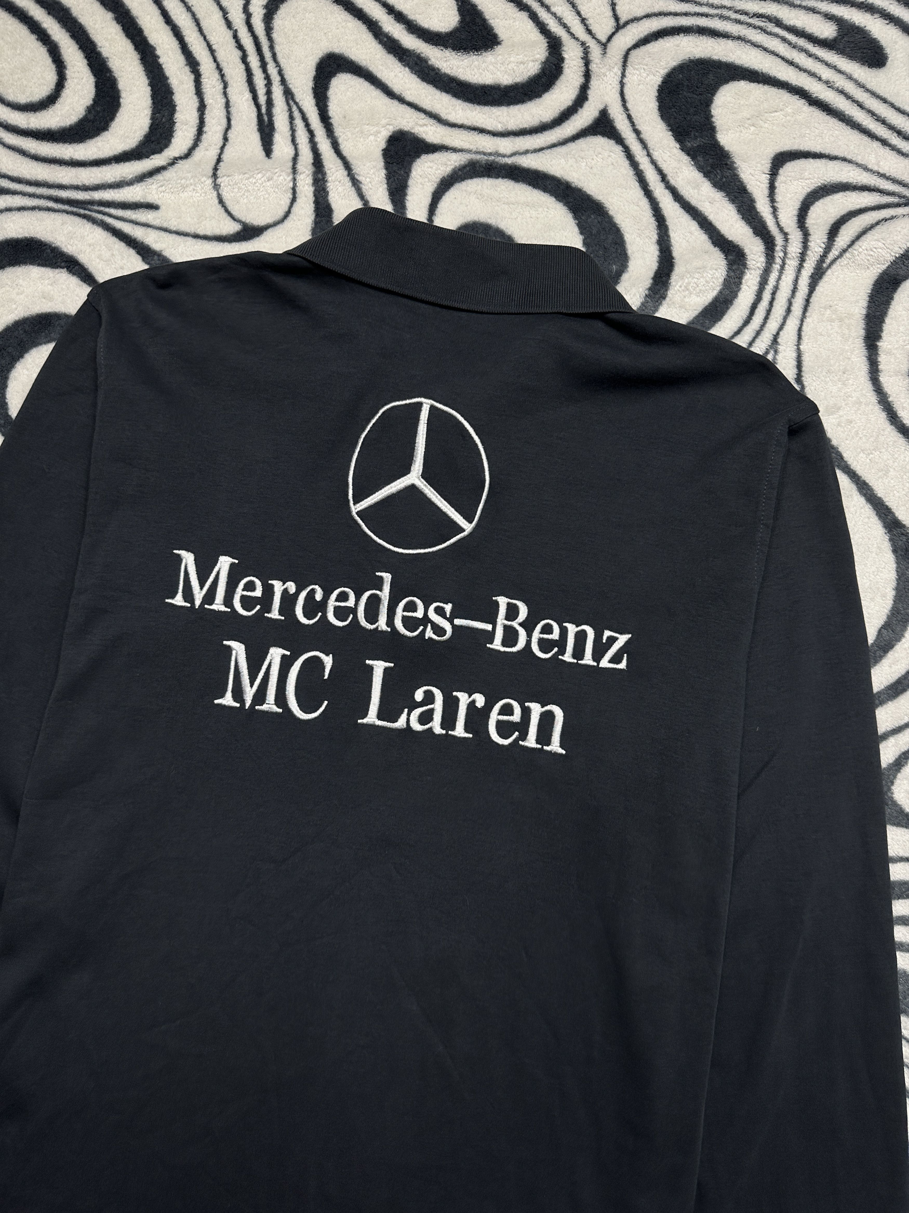 Mercedes-Benz Mercedes Benz McLaren Vintage Long Sleeve Polo Shirt Size US M / EU 48-50 / 2 - 7 Thumbnail