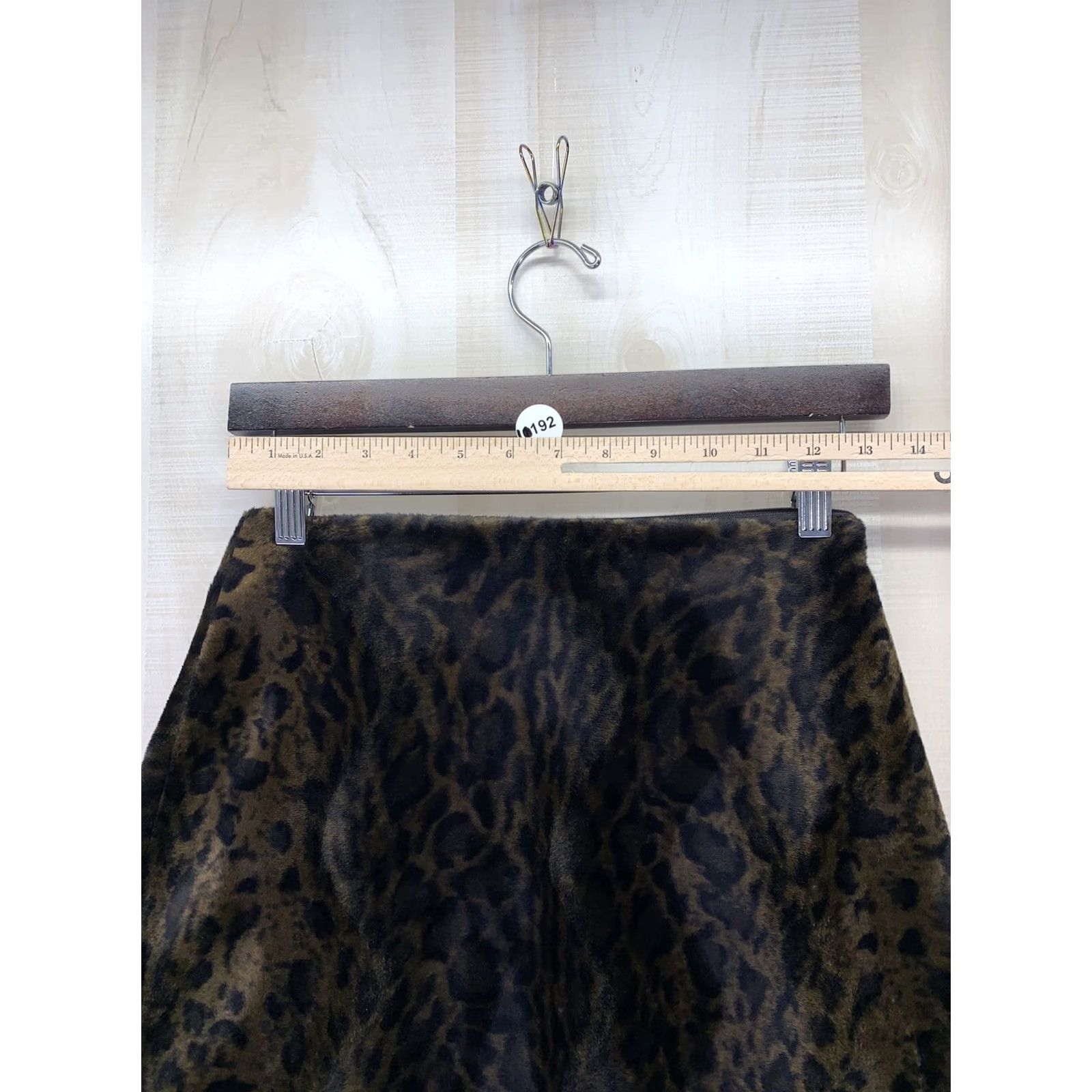 Vintage VINTAGE Windy Windy Animal Print Faux Fur A-Line Womens Skirt XS/S USA Made-10192 Size 26" / US 2 / IT 38 - 2 Thumbnail