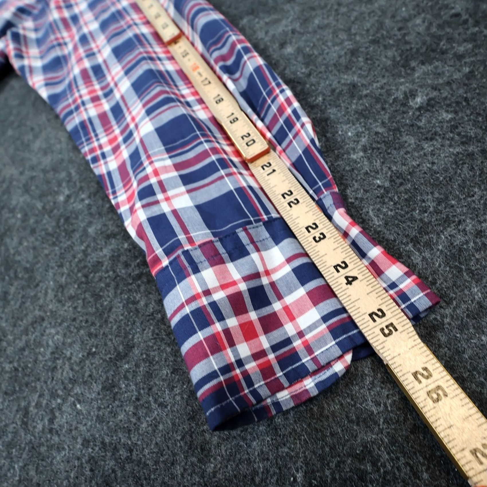 Vintage Maine New England Button Down Shirt Mens Small Blue Red Plaid Excellent Size US S / EU 44-46 / 1 - 4 Thumbnail