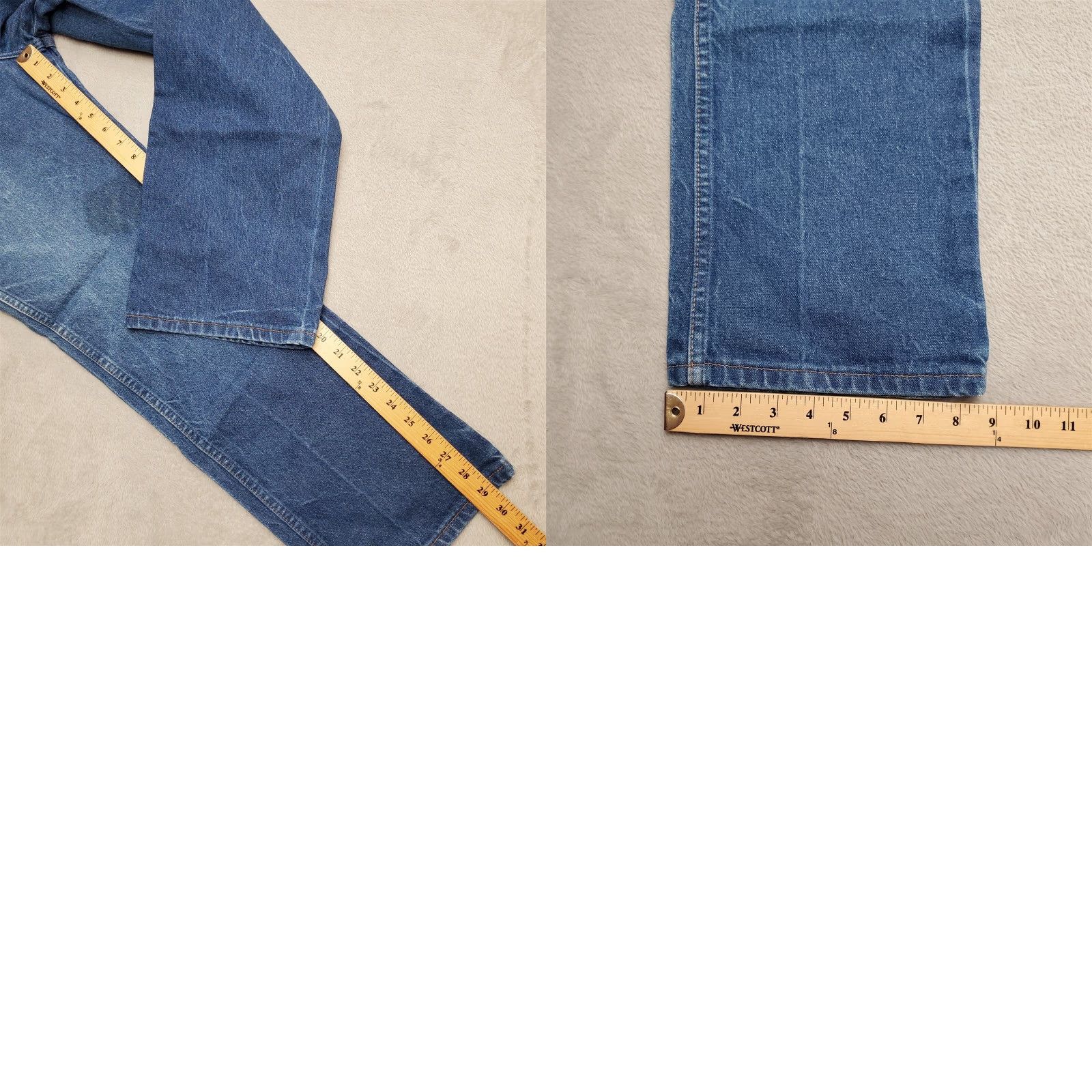 Wrangler Wrangler Jeans Mens 38x30 Blue Denim Rodeo Cowboy Cut 13MWZ USA Pant 100% Cotton Comfort Easy Care Zip 5-Pocket Western USA Mens Size US 38 / EU 54 - 9 Thumbnail