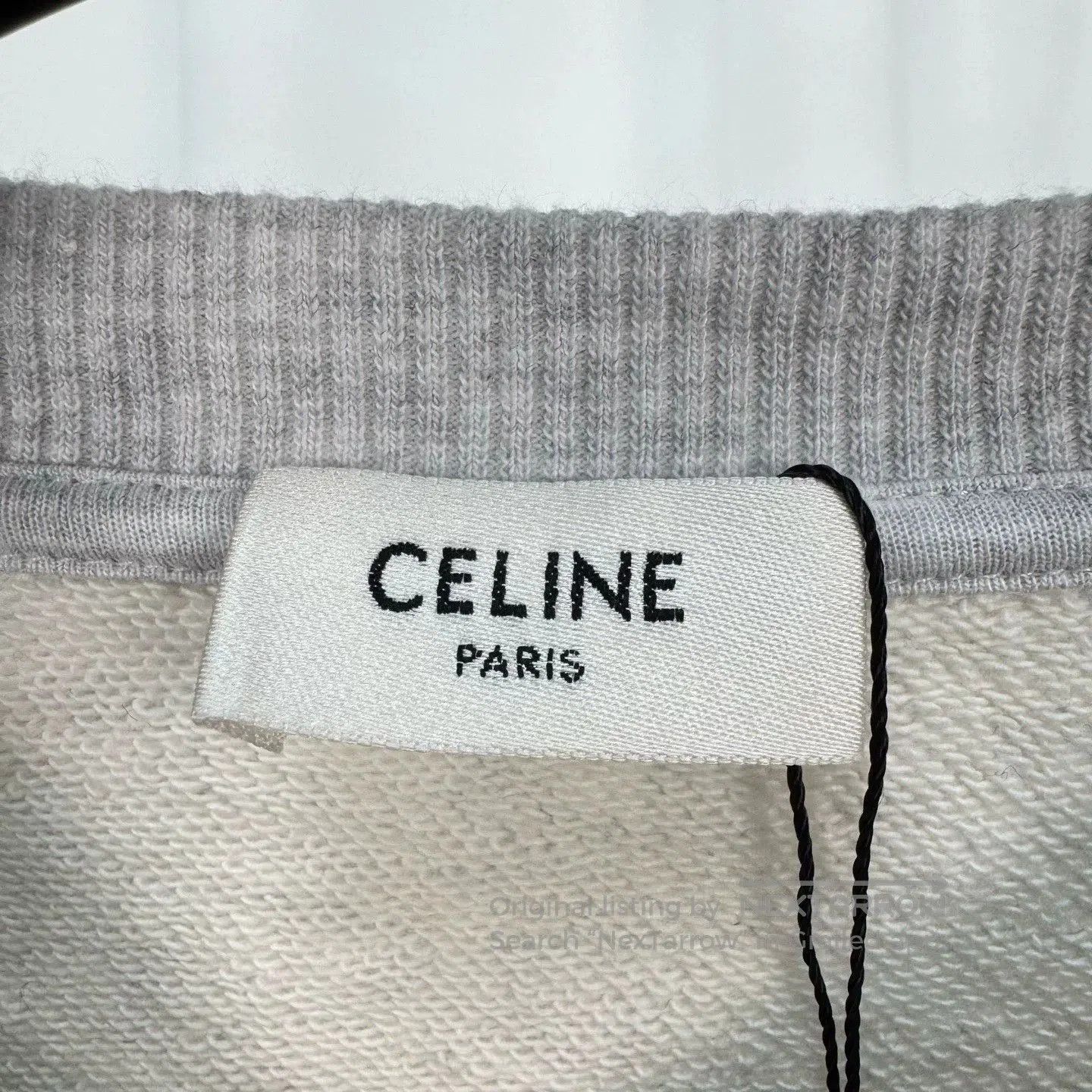 Celine celine short letter print crop sweatshirt. Size S / US 4 / IT 40 - 5 Thumbnail