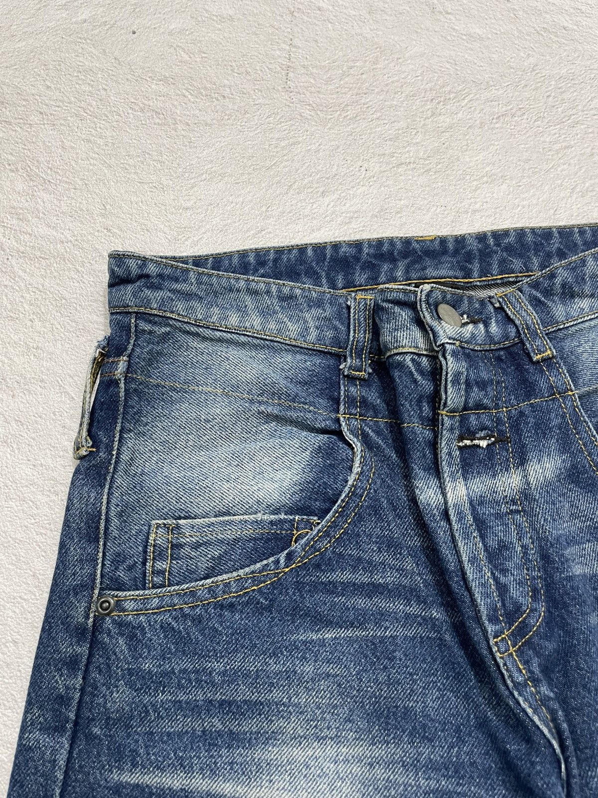 Japanese Brand 2000s Jeanasis Rare Faded y2k Style Size US 28 / EU 44 - 6 Thumbnail