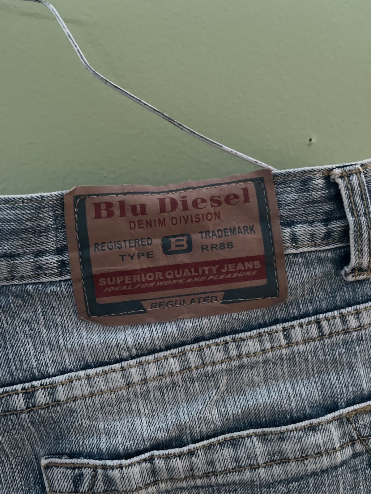 Vintage Blu Diesel Denim Hawaii Jorts Size US 36 / EU 52 - 1 Thumbnail