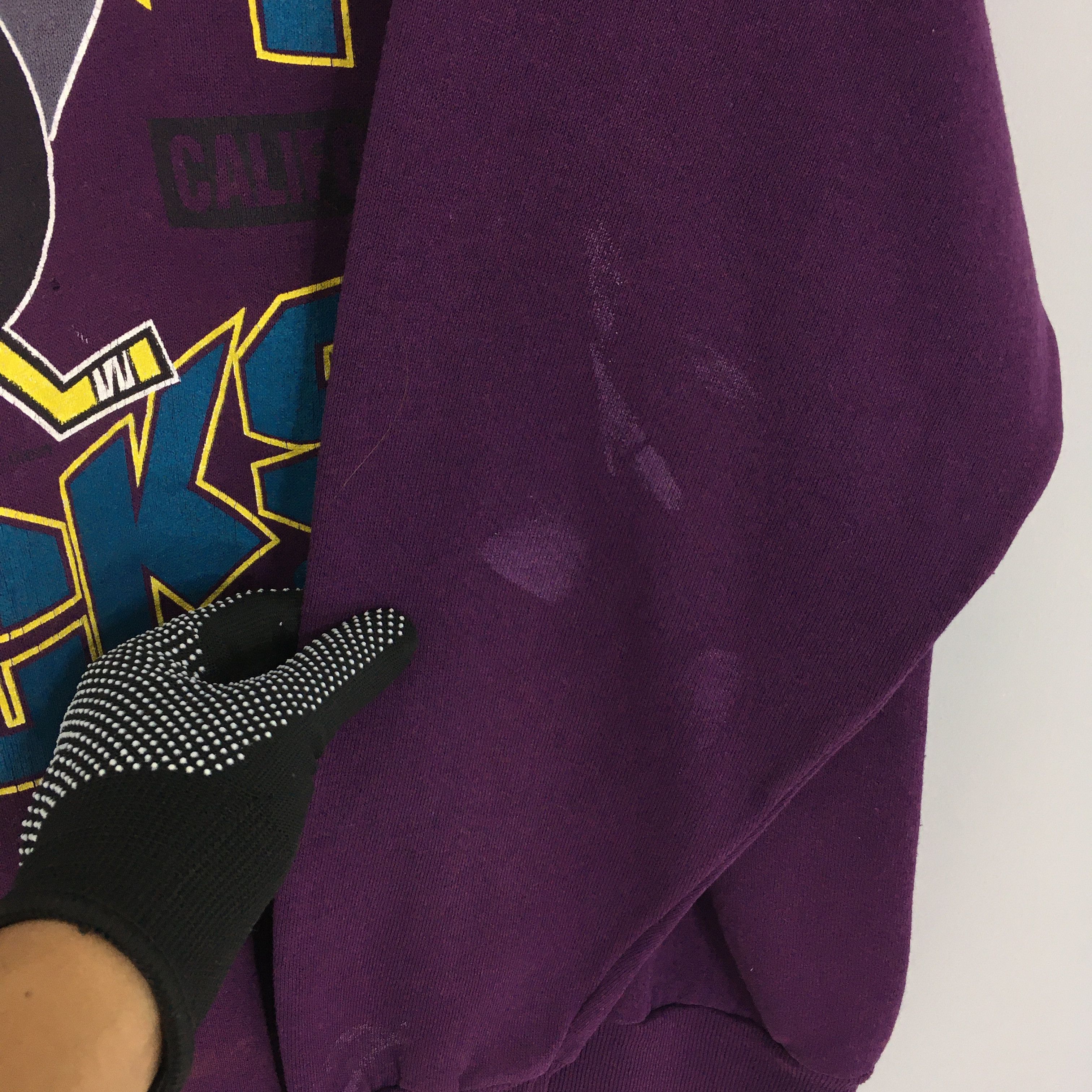 NHL × Vintage Vintage Anaheim Mighty Ducks NHL Sweatshirt XXLarge Size US XXL / EU 58 / 5 - 5 Thumbnail
