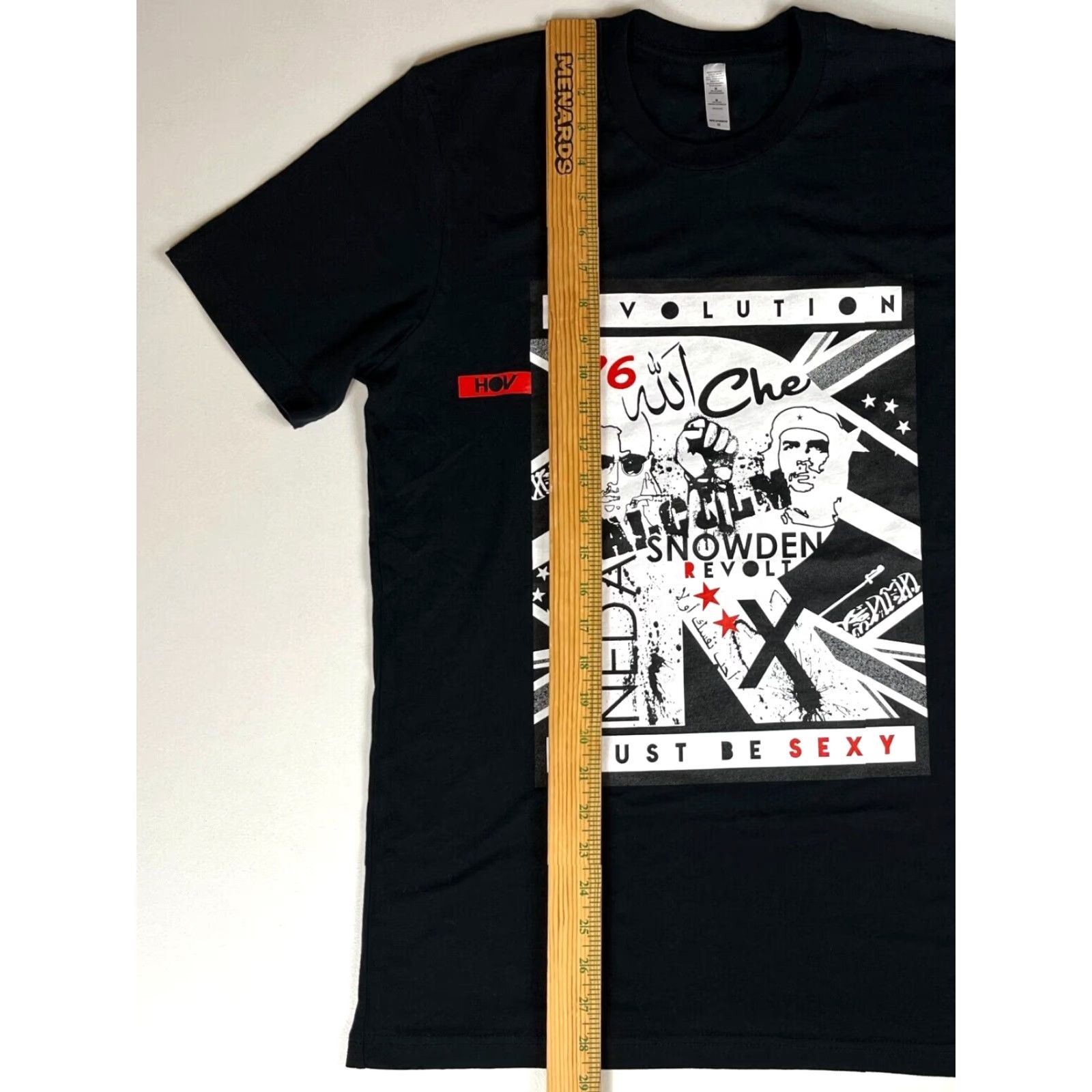 Vintage NWOT 'Revolution Must Be Sexy' T-Shirt Sz M Unbranded Unisex Adults Short Sleeve Crew Neck 100% Cotton Black Mens Womens Size US M / EU 48-50 / 2 - 5 Thumbnail