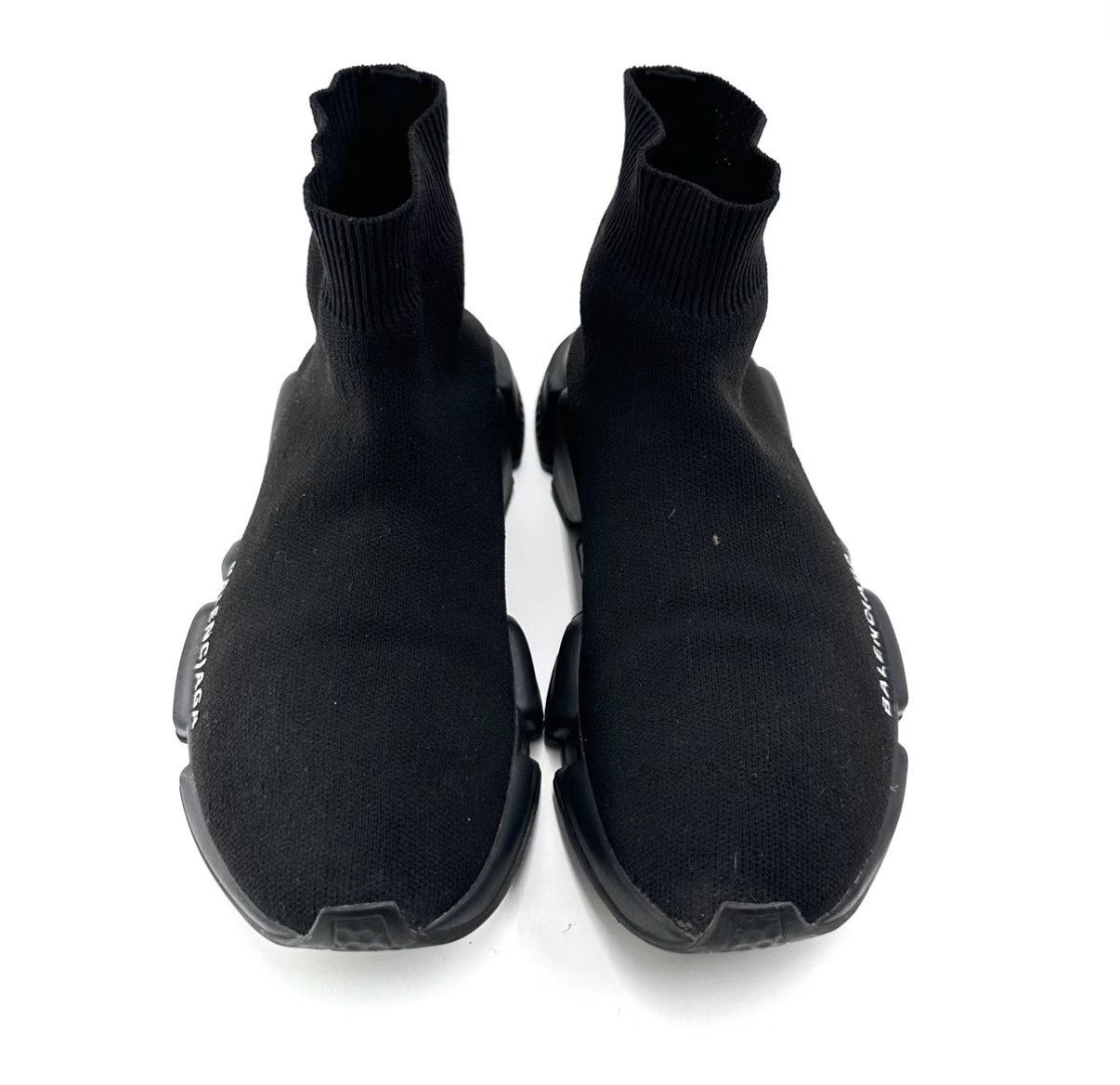 Balenciaga Balenciaga Speed Black Logo Sock Sneakers K12 Size US 7 / IT 37 - 2 Thumbnail