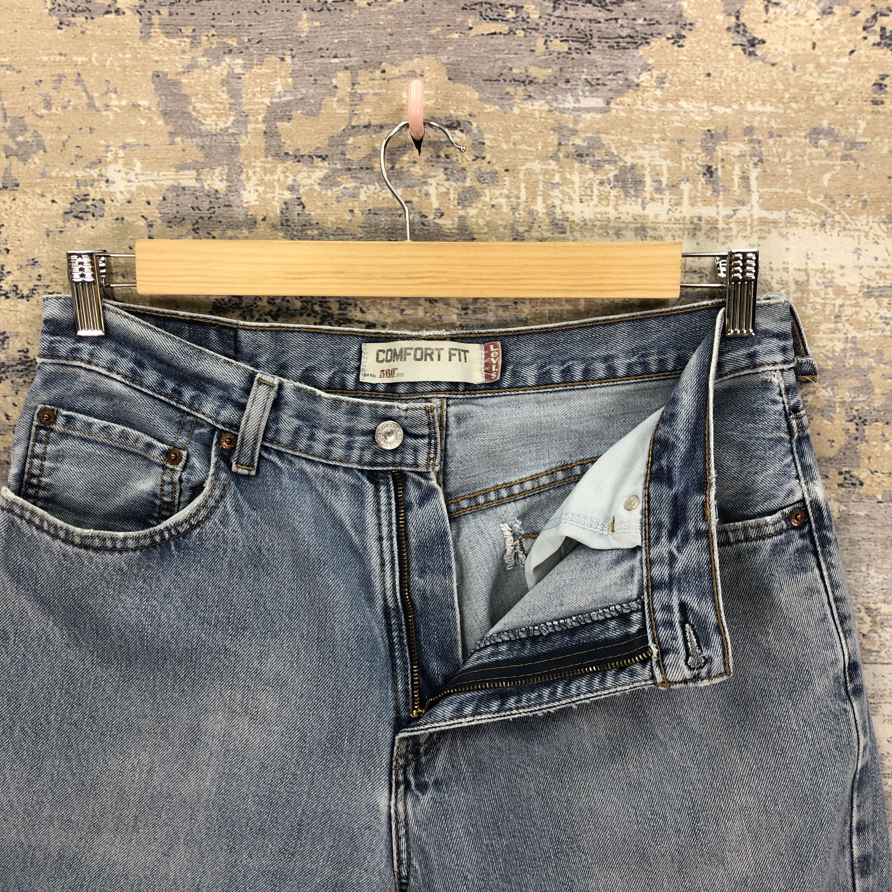 Levi's × Vintage Vintage Y2K Levis Light Wash Jeans Levi's Faded Denim Size US 30 / EU 46 - 6 Thumbnail