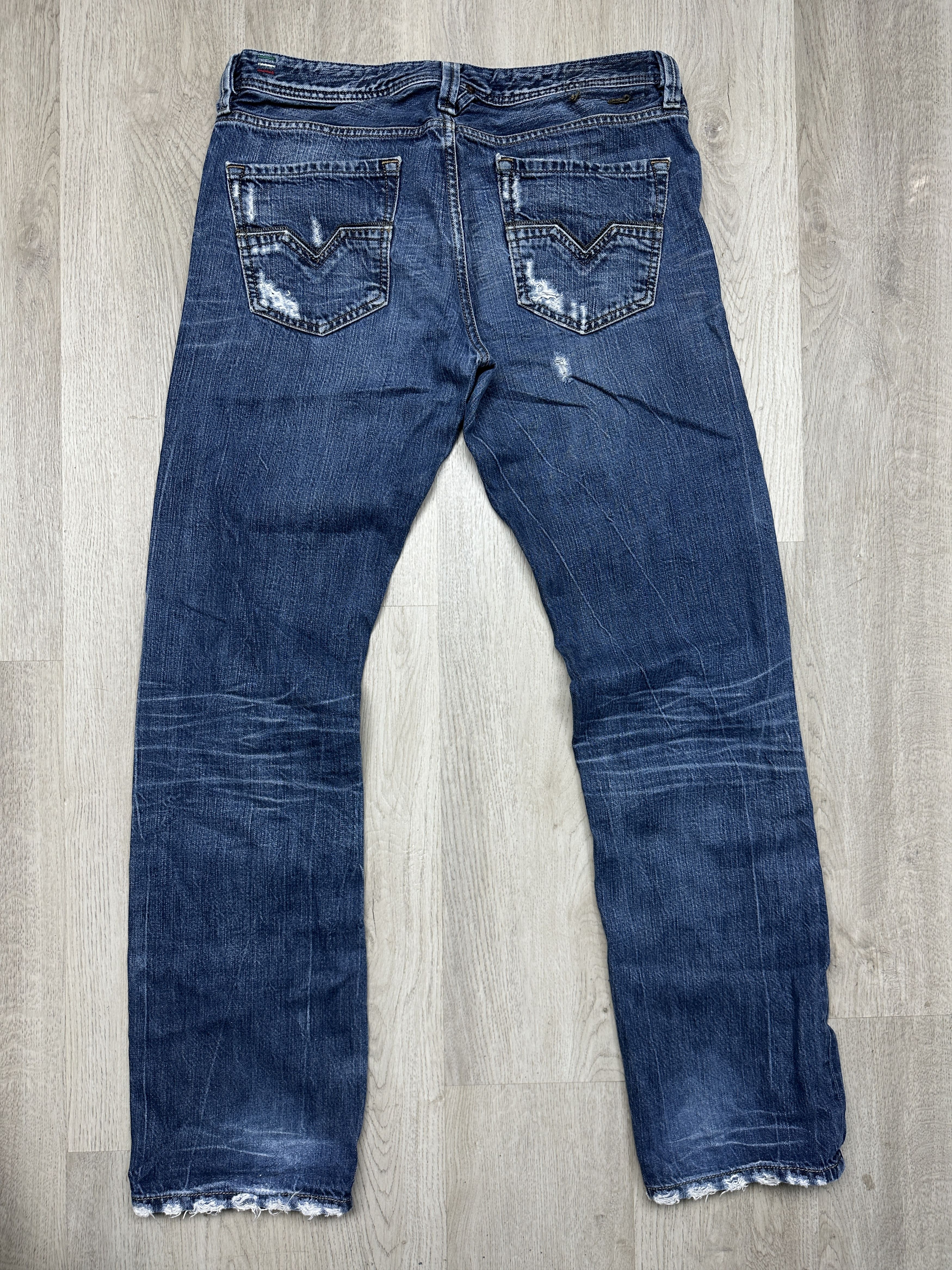 Diesel Diesel Larkee Mens Distressed Denim Pants Jeans Size US 34 / EU 50 - 7 Thumbnail