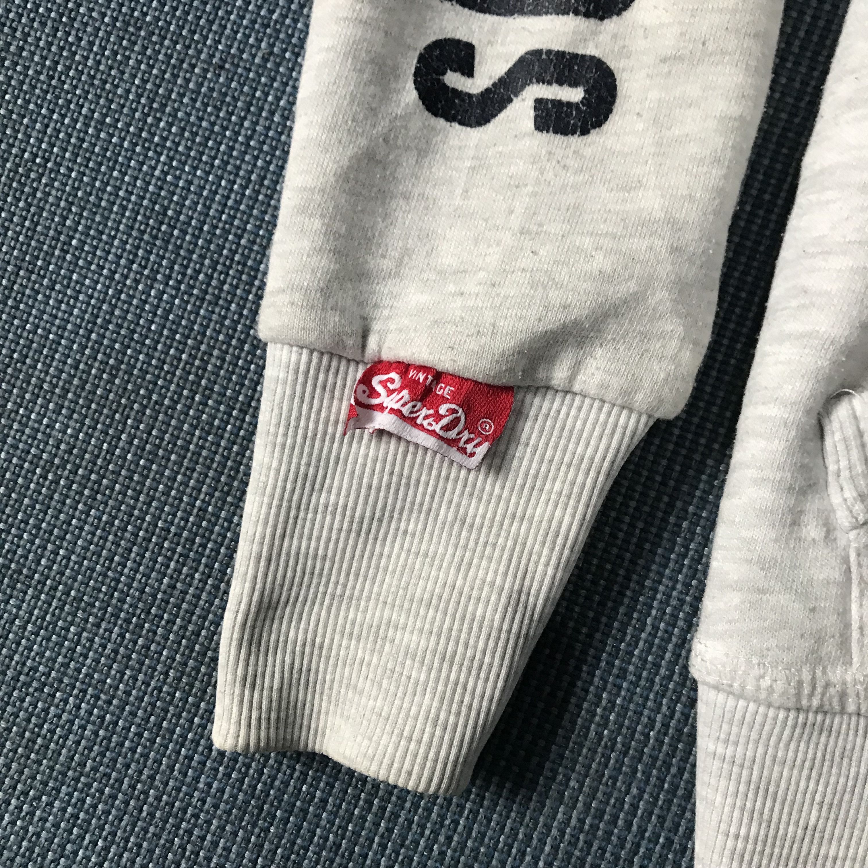 Superdry Vintage Superdry Japan Grey Jacket Hoodie track and field Size US M / EU 48-50 / 2 - 16 Thumbnail