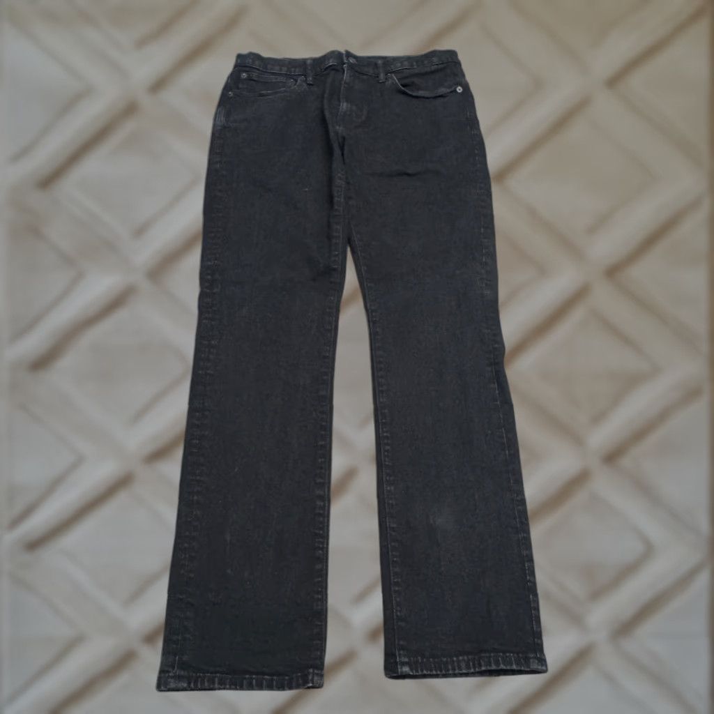 J.Crew J.Crew Jeans Mens 32x32 Flex Straight Denim Cotton Black Classic USA Size US 32 / EU 48 - 1 Thumbnail
