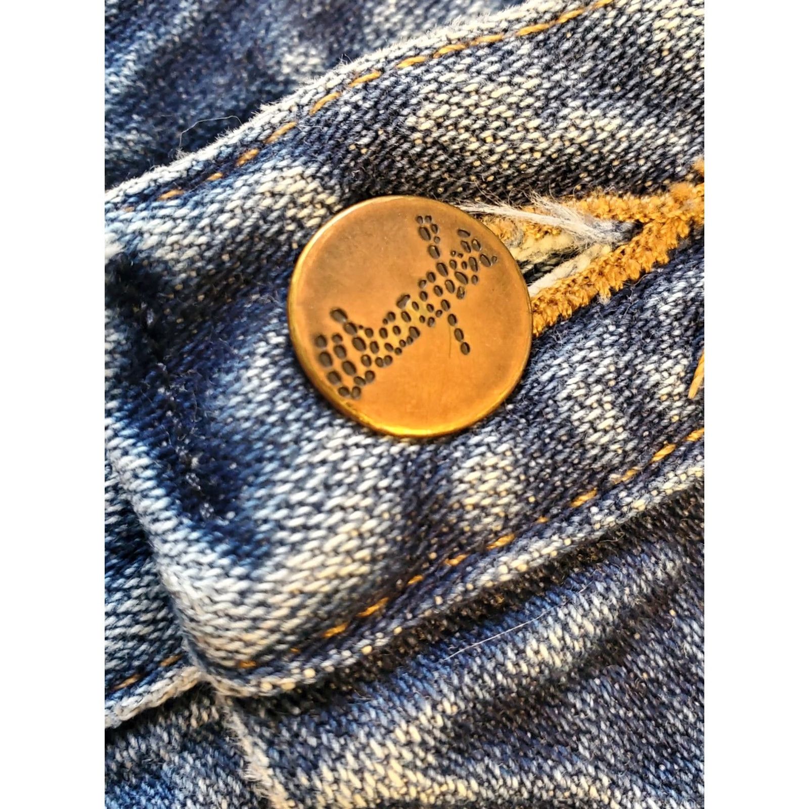 Wrangler VINTAGE Wrangler Jeans Mens 40x34 Western Cowboy Boot Cut 90s Blue Denim Size US 40 / EU 56 - 4 Thumbnail