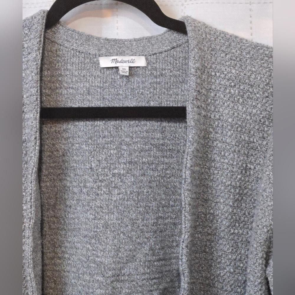 Madewell Madewell Cozy Gray Knit Cardigan Size XS / US 0-2 / IT 36-38 - 4 Thumbnail