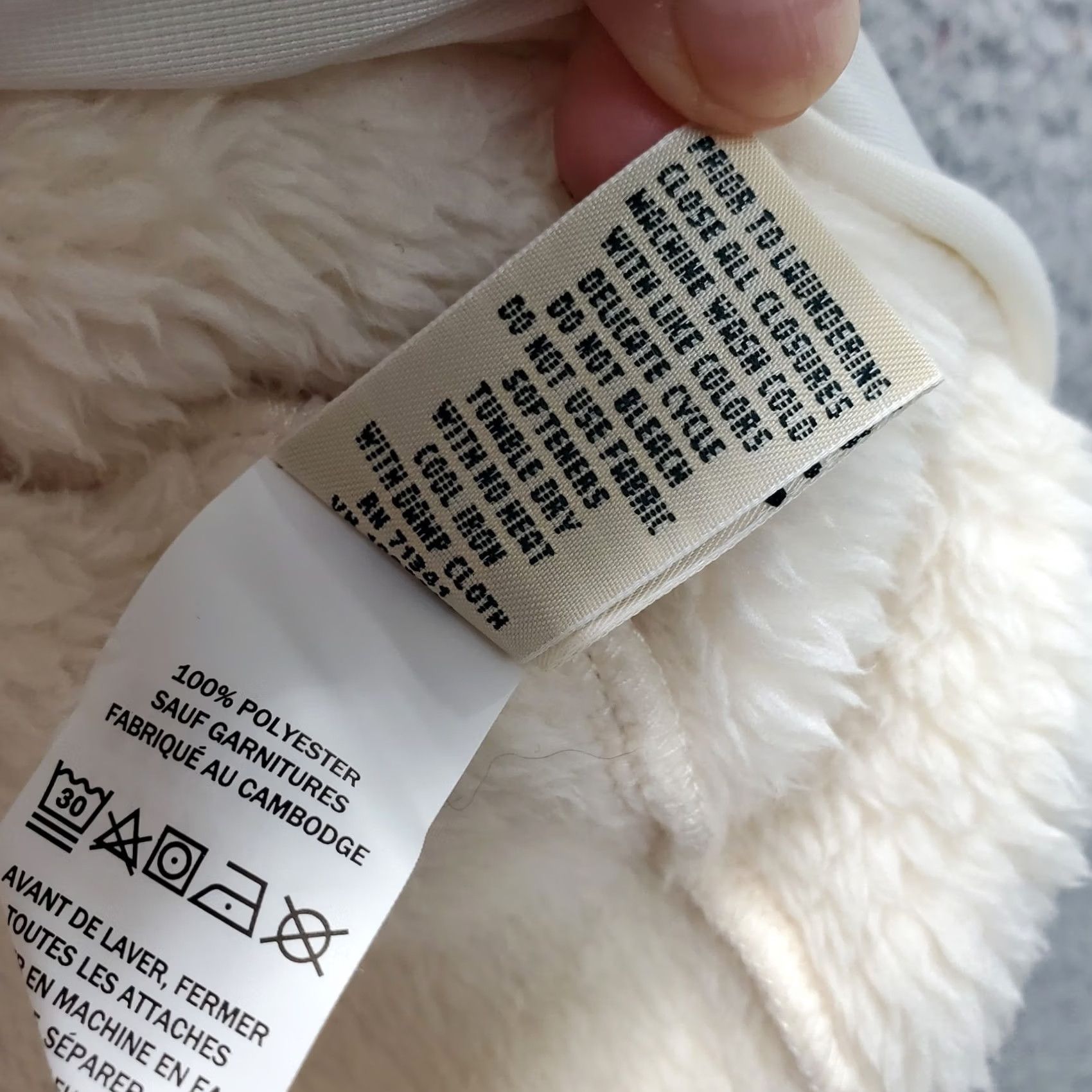 Vintage L.L. Bean Jacket Womens Petite Small Tan Full Zip Hi-Pile Fleece Elbow Patch Size S / US 4 / IT 40 - 7 Thumbnail