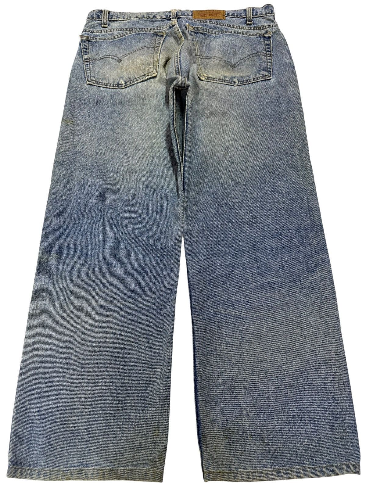 Levi's Vtg 80s Levis 505 Distressed Jeans Size US 36 / EU 52 - 2 Thumbnail