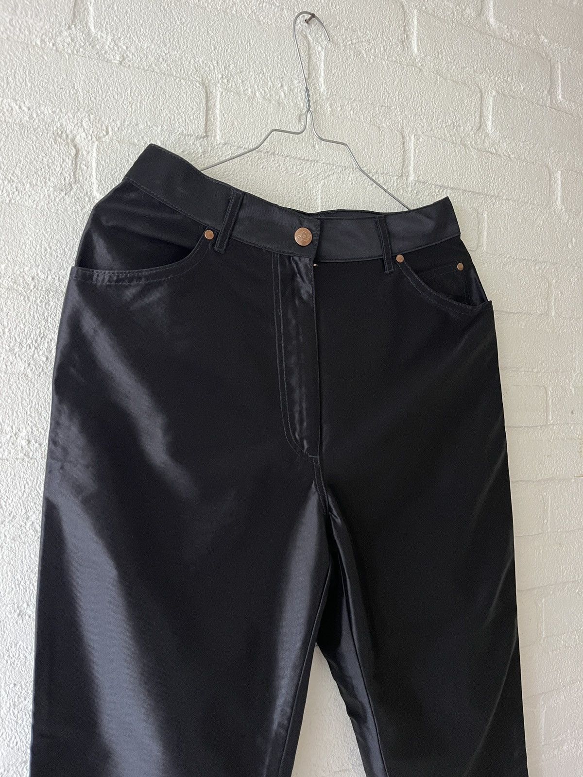 Jean Paul Gaultier Jean Paul Gaultier metallic pants nylon vintage y2k Size 32" / US 10 / IT 46 - 6 Thumbnail