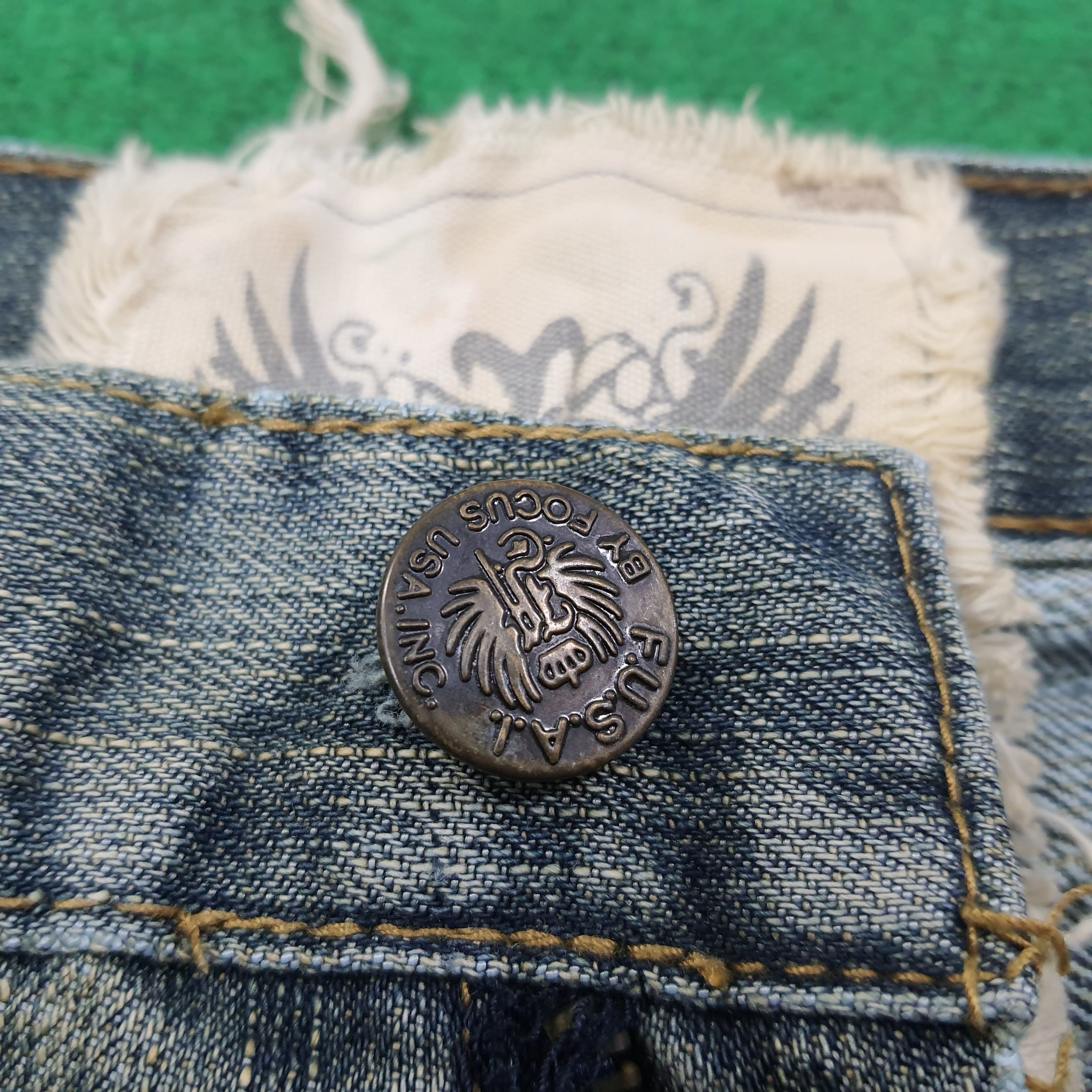 FUSAI Vintage FUSAI Focus USA Y2K Jeans C258N25 Size US 33 - 8 Thumbnail