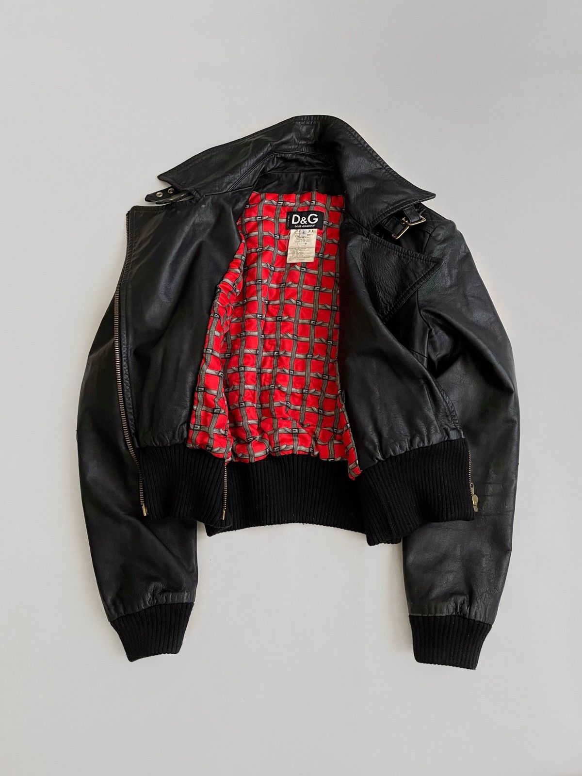 Dolce & Gabbana Dolce Gabbana leather biker jacket Size S / US 4 / IT 40 - 4 Thumbnail
