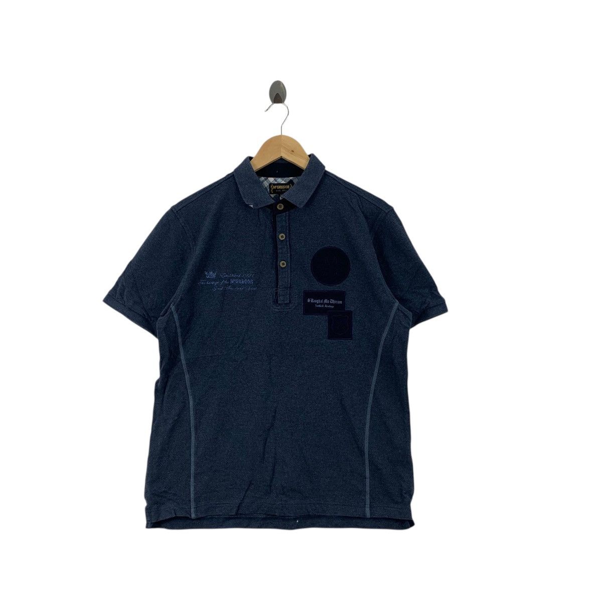 McGregor Vintage MCGREGOR TENNIS S Rioghal Mo Dhream Clan Polo Tee Size US L / EU 52-54 / 3 - 3 Thumbnail