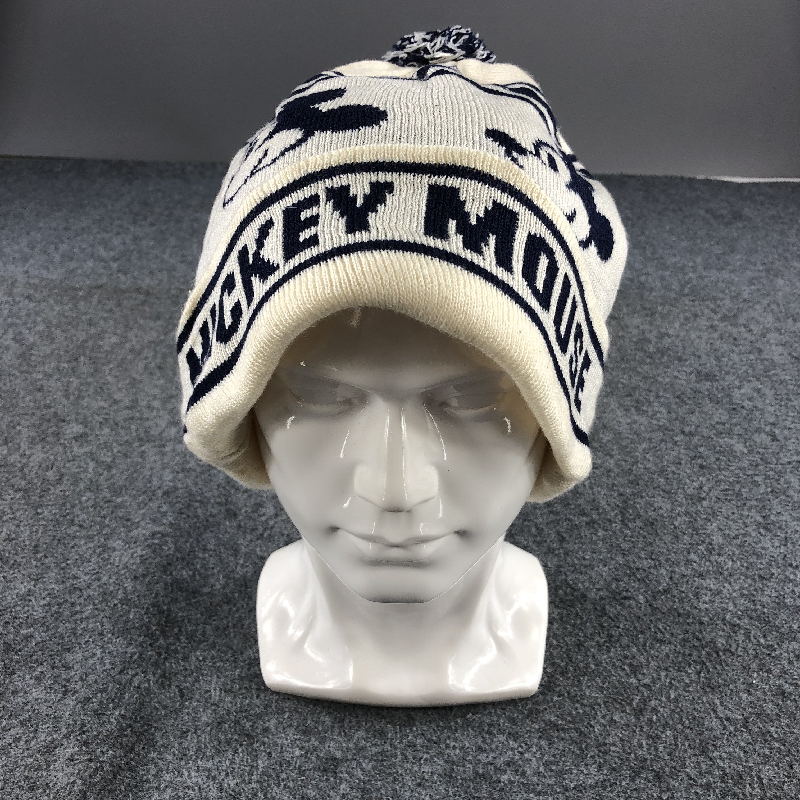 Mickey Mouse Mickey Mouse Bobble Slouchy Beanie Snowcap Snow Hat B332 Size ONE SIZE - 2 Thumbnail