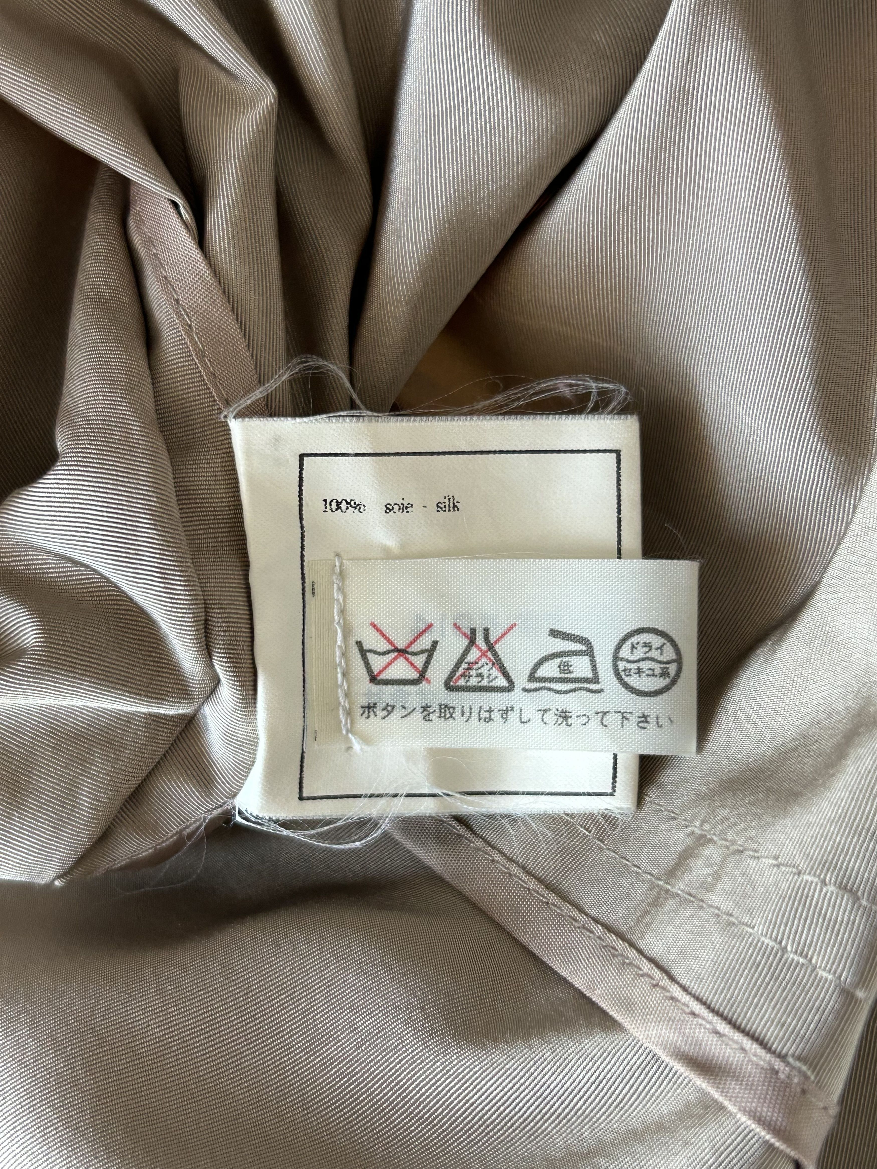 Chanel Chanel Beige Women's Trench Coat Size L / US 10 / IT 46 - 4 Thumbnail