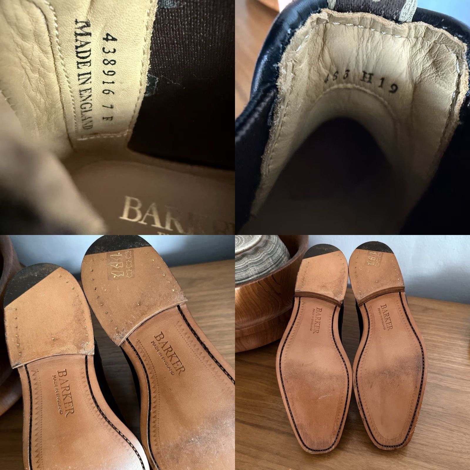 Barker Barker Chelsea Boots Men UK 7 US 8 Black Calf Leather Goodyear Welted Leather Lining Mens Size US 7 / EU 40 - 8 Thumbnail