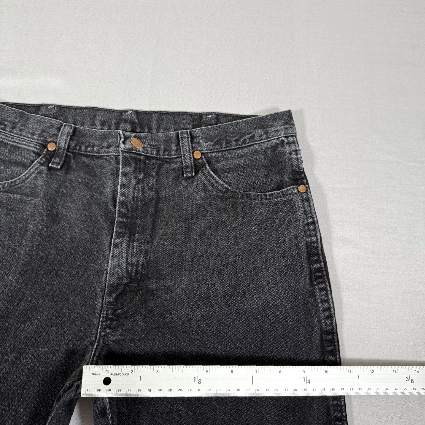 Wrangler VINTAGE Wrangler Jeans Mens 34x32 Black 936 Slim Fit Denim Pants Western Cowboy Cut Work Size US 34 / EU 50 - 7 Thumbnail