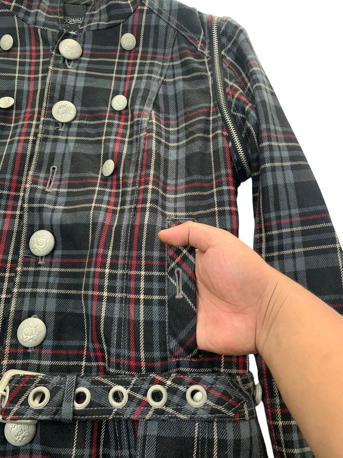 Le Grande Bleu (L.G.B.) y2k Algonquins detachable bondage punk gothic parka hoodie Size US S / EU 44-46 / 1 - 7 Thumbnail