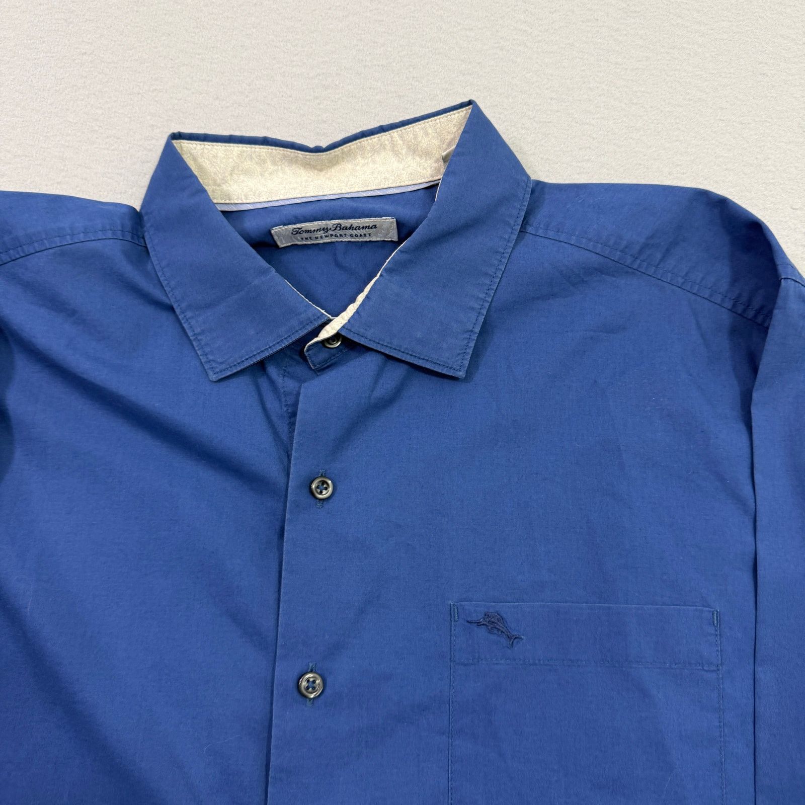 Tommy Bahama Tommy Bahama Newport Coast Button Up Shirt Men's Large Blue Size US L / EU 52-54 / 3 - 3 Thumbnail