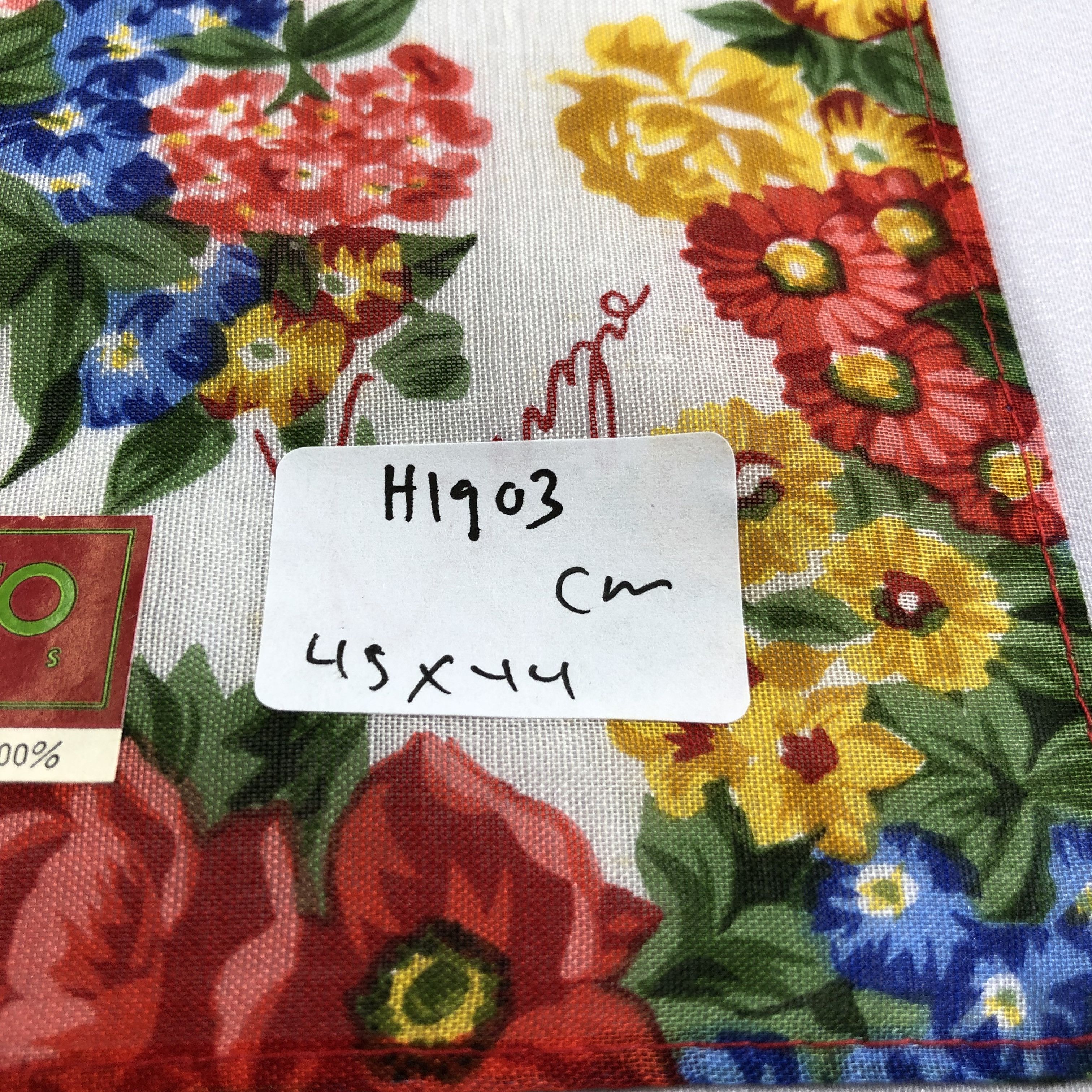 Kenzo Kenzo Floral Handkerchief Neckerchief Bandana H1903 Size ONE SIZE - 7 Thumbnail