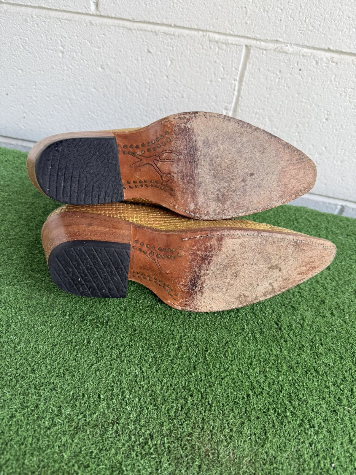 Other ps kaufman gold Western Chelsea Ankle Boots Cowboy SZ 7 Size US 7 / IT 37 - 6 Thumbnail