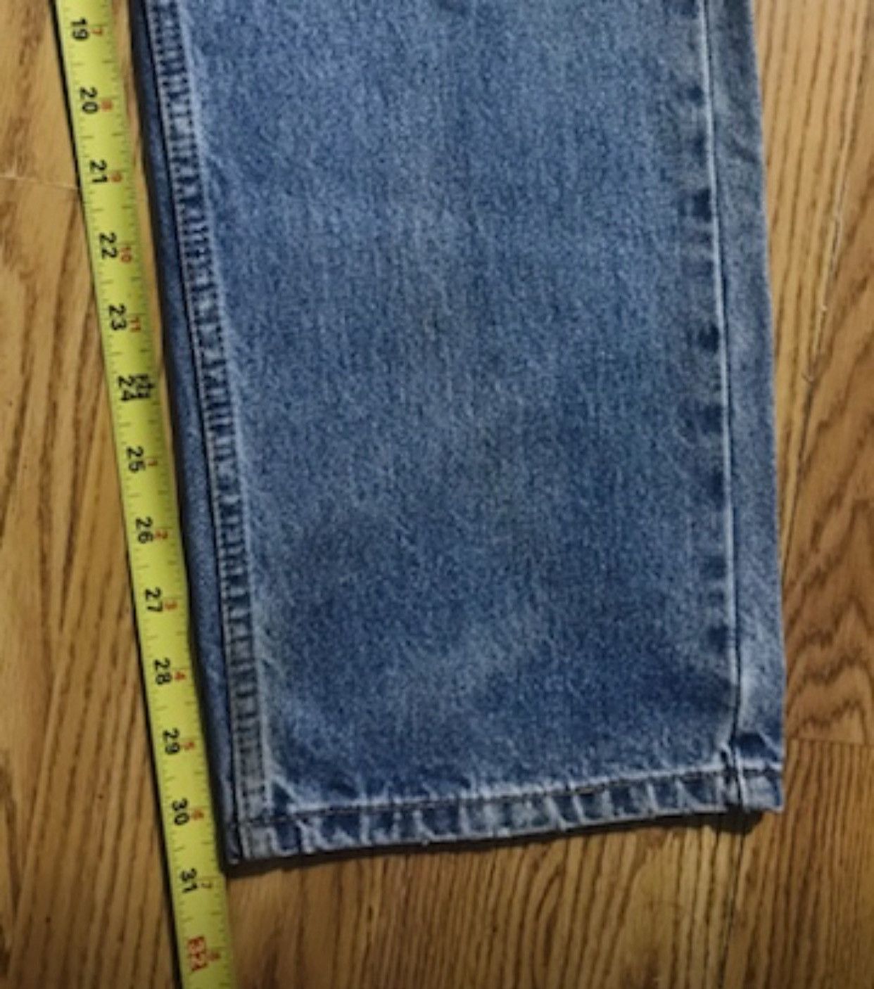 Levi's Levis Vintage Y2K 505 Straight Fit Med Wash Blue denim Jeans Size US 34 / EU 50 - 7 Thumbnail