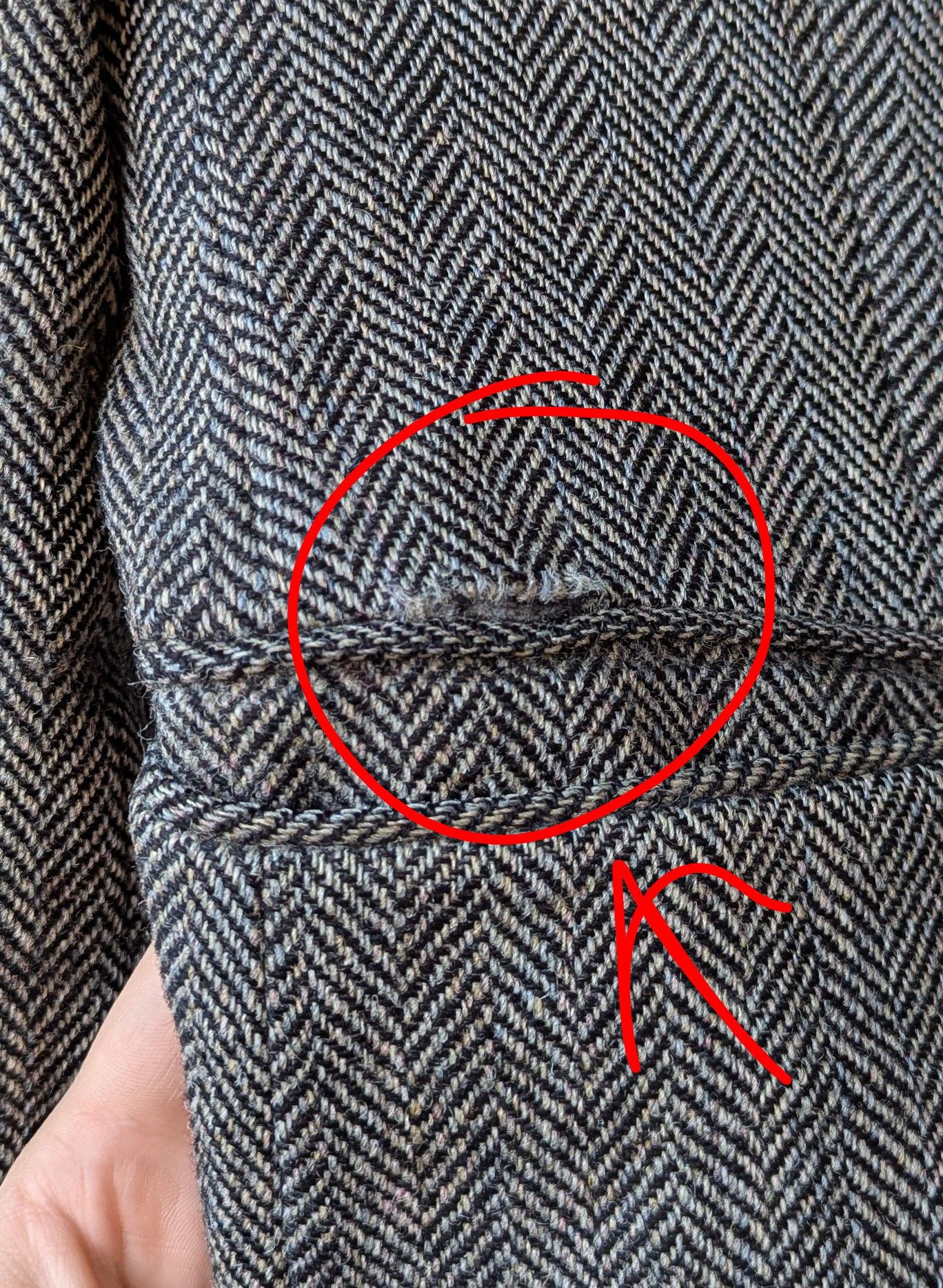 Harris Tweed Harris Tweed x Mario Barutti Vintage Blazer Pure Wool Gray Size 44L - 8 Thumbnail