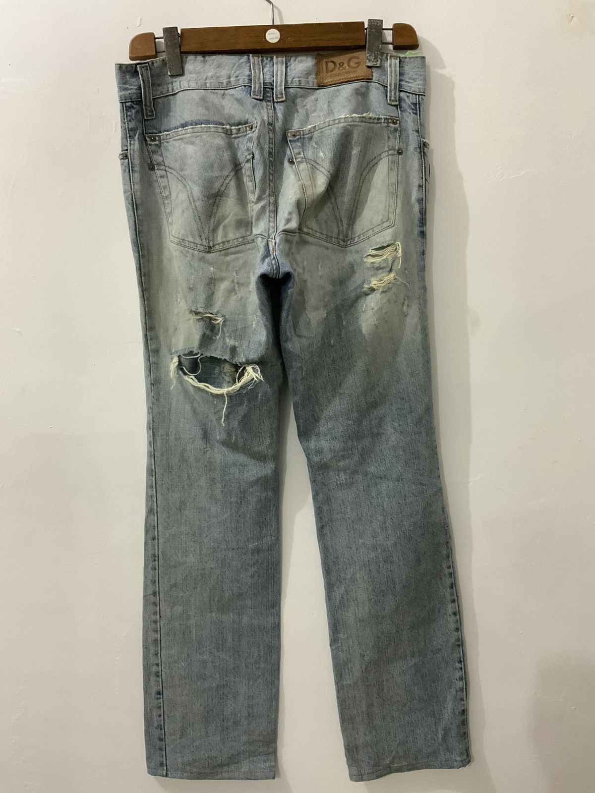 Dolce & Gabbana Dolce & Gabbana Distressed Jeans Size 32" / US 10 / IT 46 - 2 Thumbnail